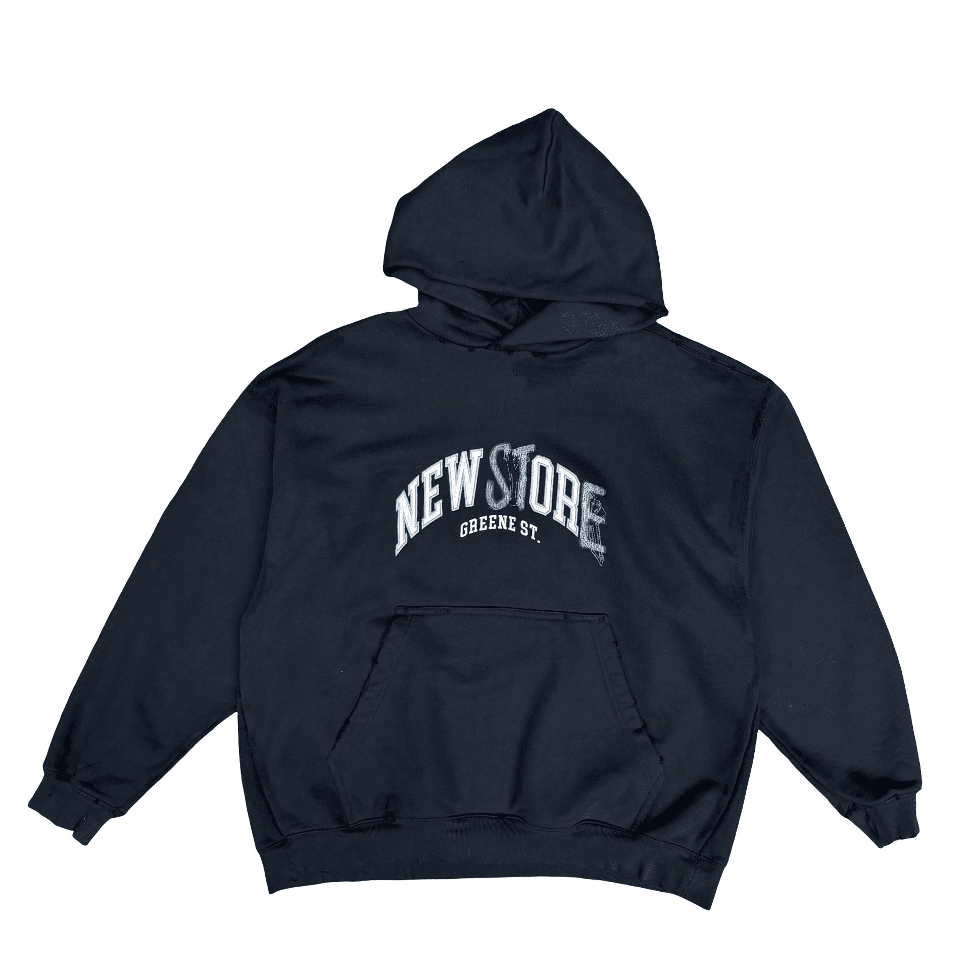 Balenciaga Greene St Pullover Hoodie Black — photo 1 of 2