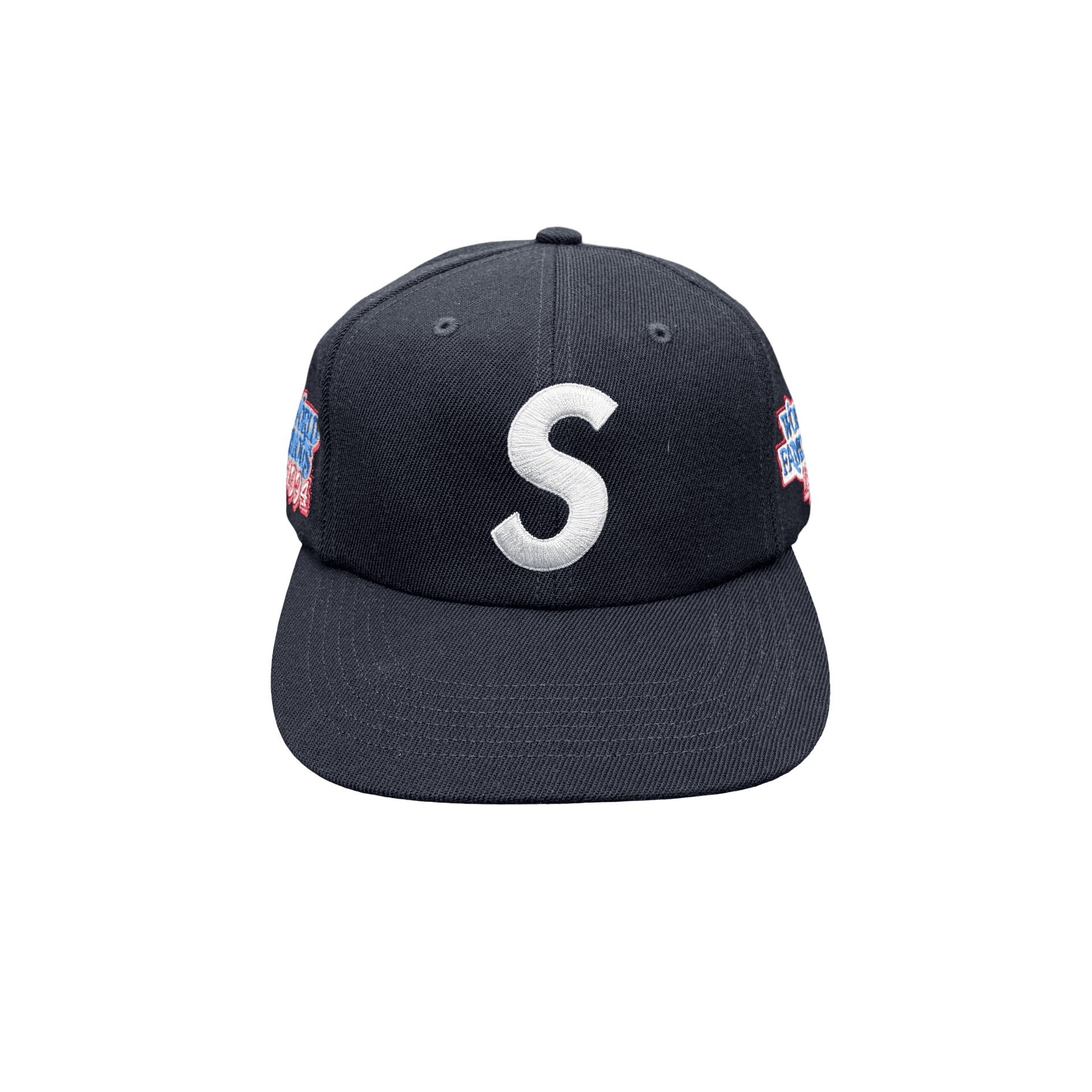 Supreme World Famous S Logo 6-Panel Navy — photo 1 of 4
