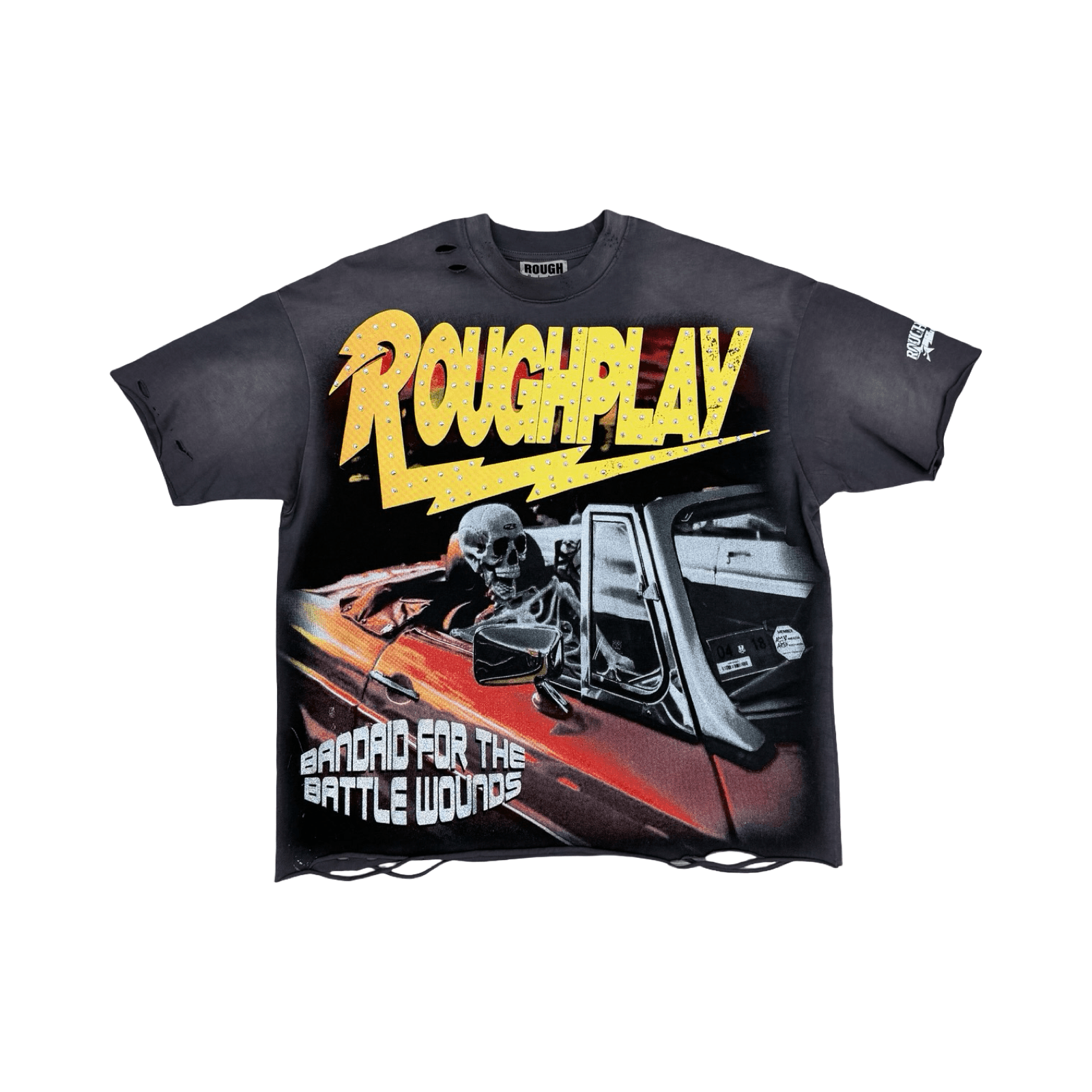 Rough Play Low Rider Tee Shirt Grey