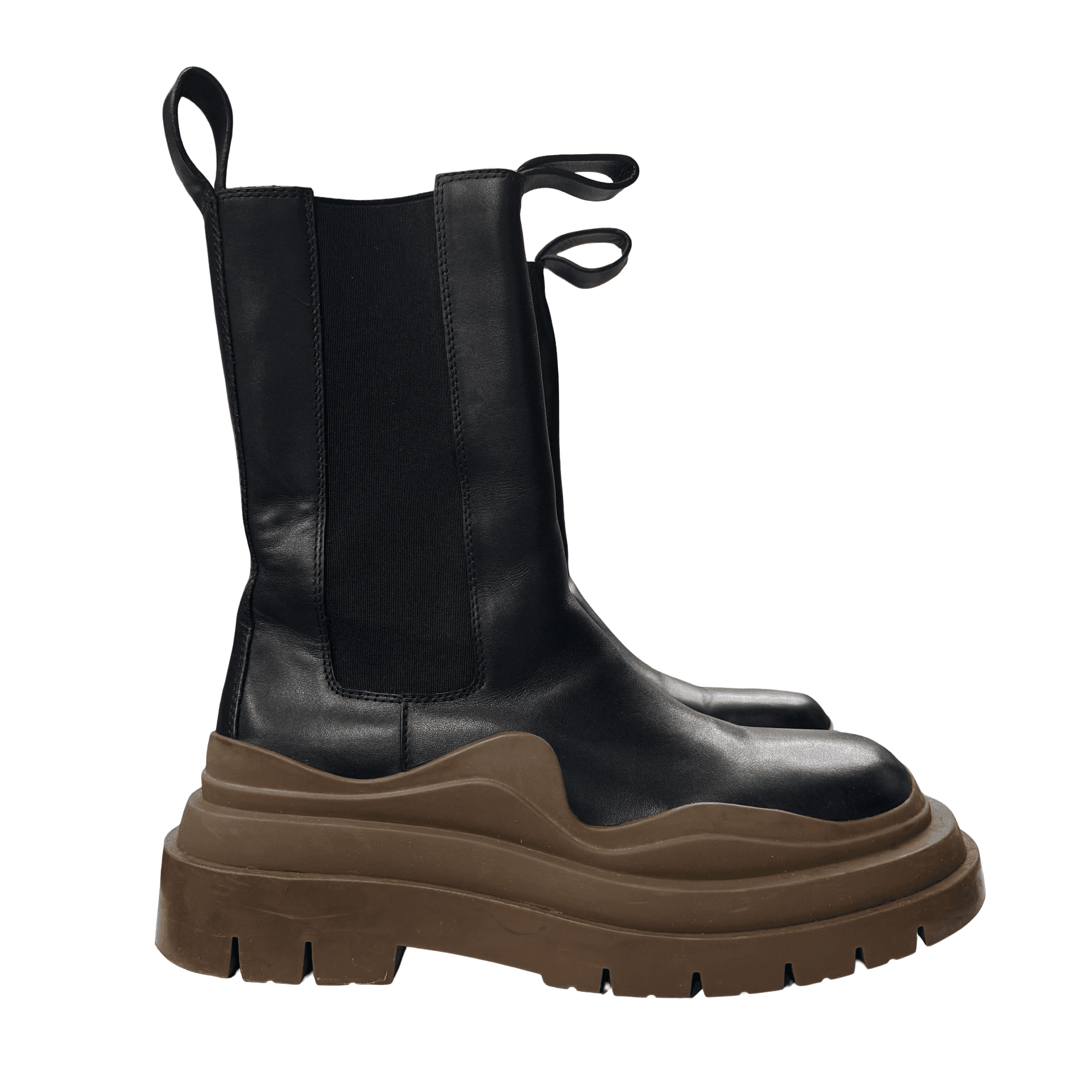 Bottega Veneta Tire Boot Black Jute — photo 1 of 7