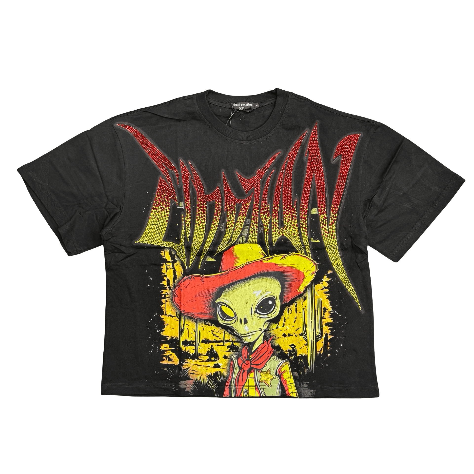 Mixed Emotions Ranger Rhinestone Tee Black — photo 1 of 2
