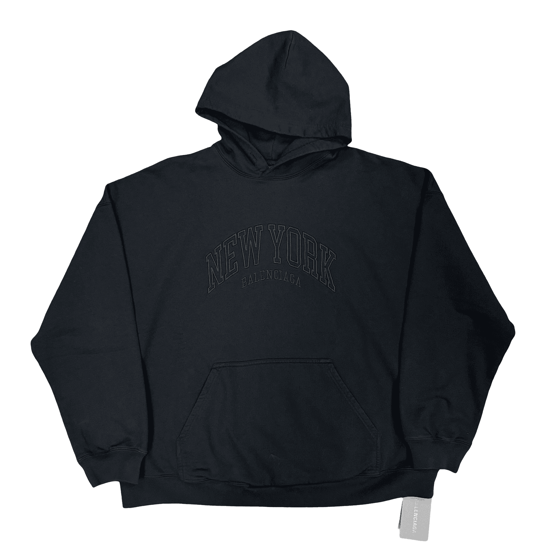 Balenciaga New York Pullover Hoodie Black — photo 1 of 2