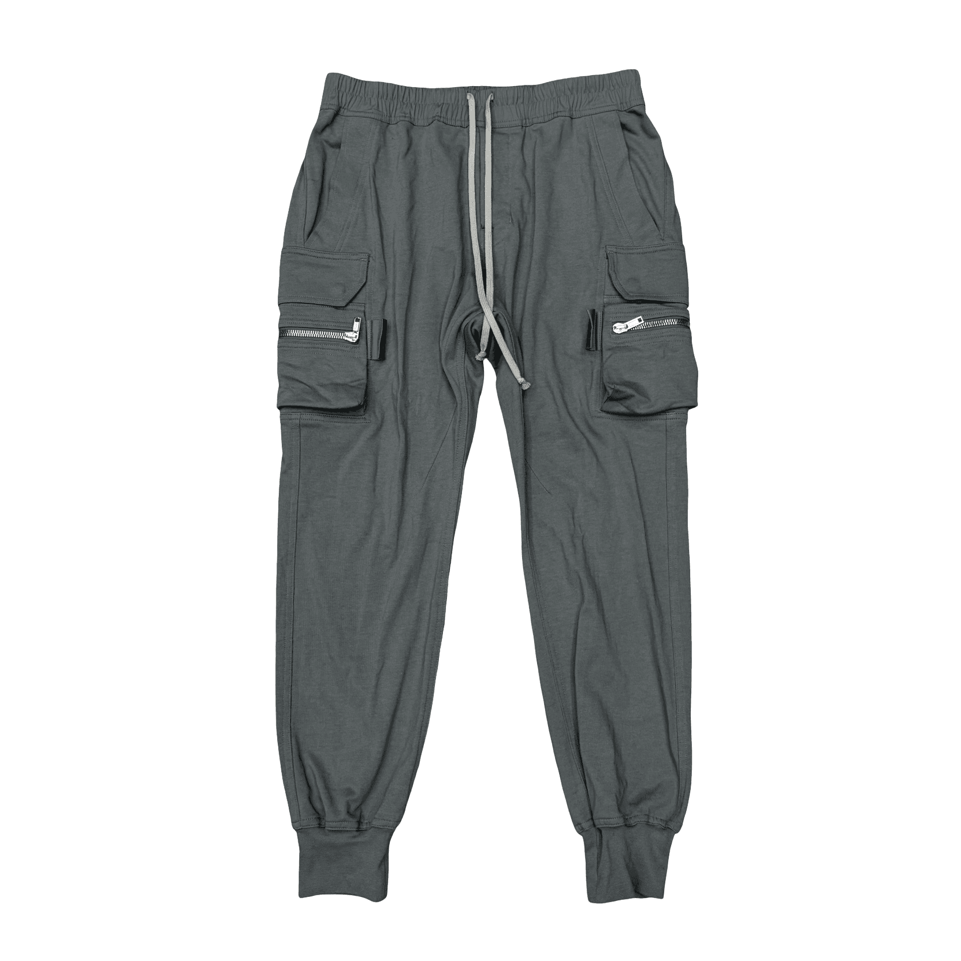 Rick Owens Mastodon Cargo Joggers Grey