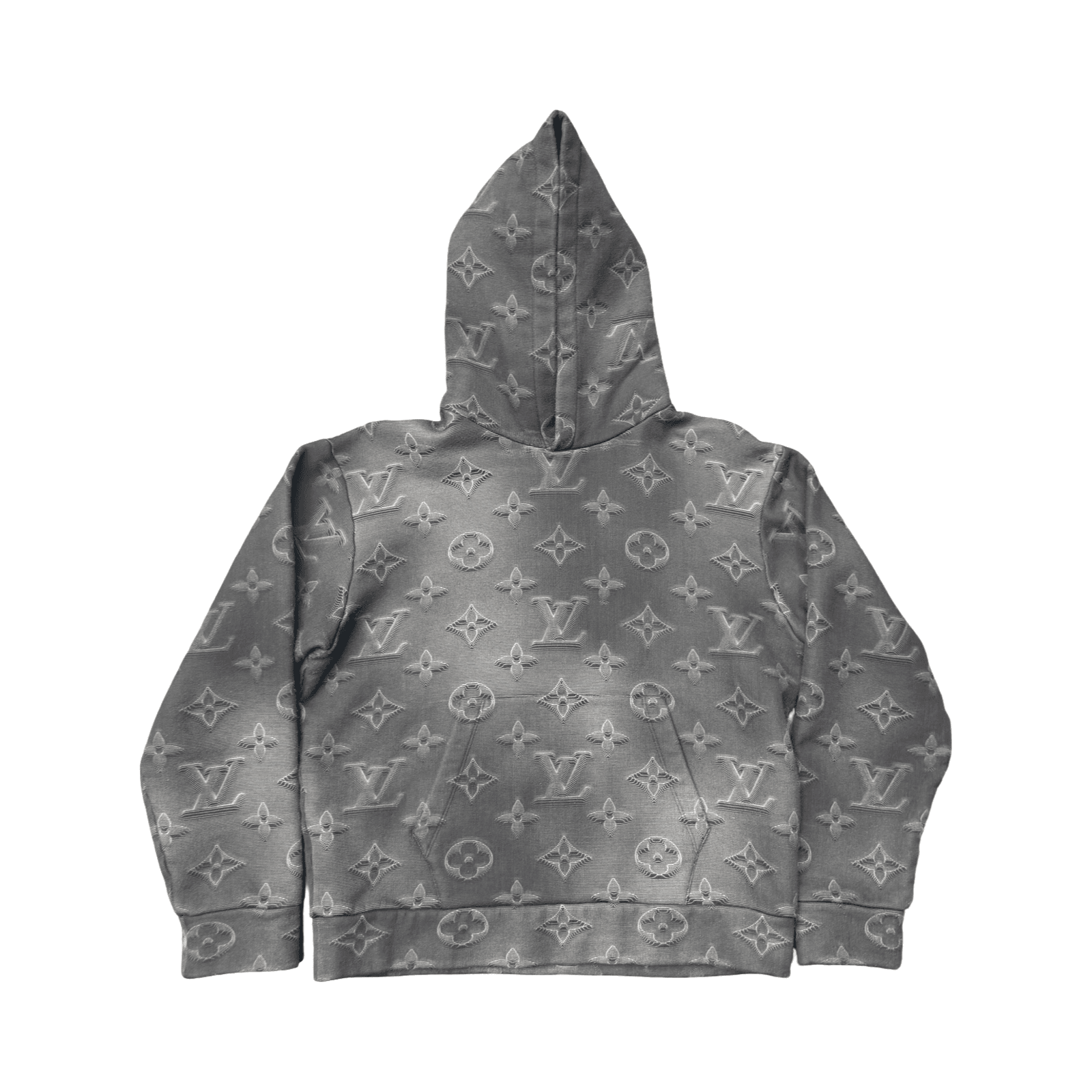 Louis Vuittion Monogram Hoodie Grey