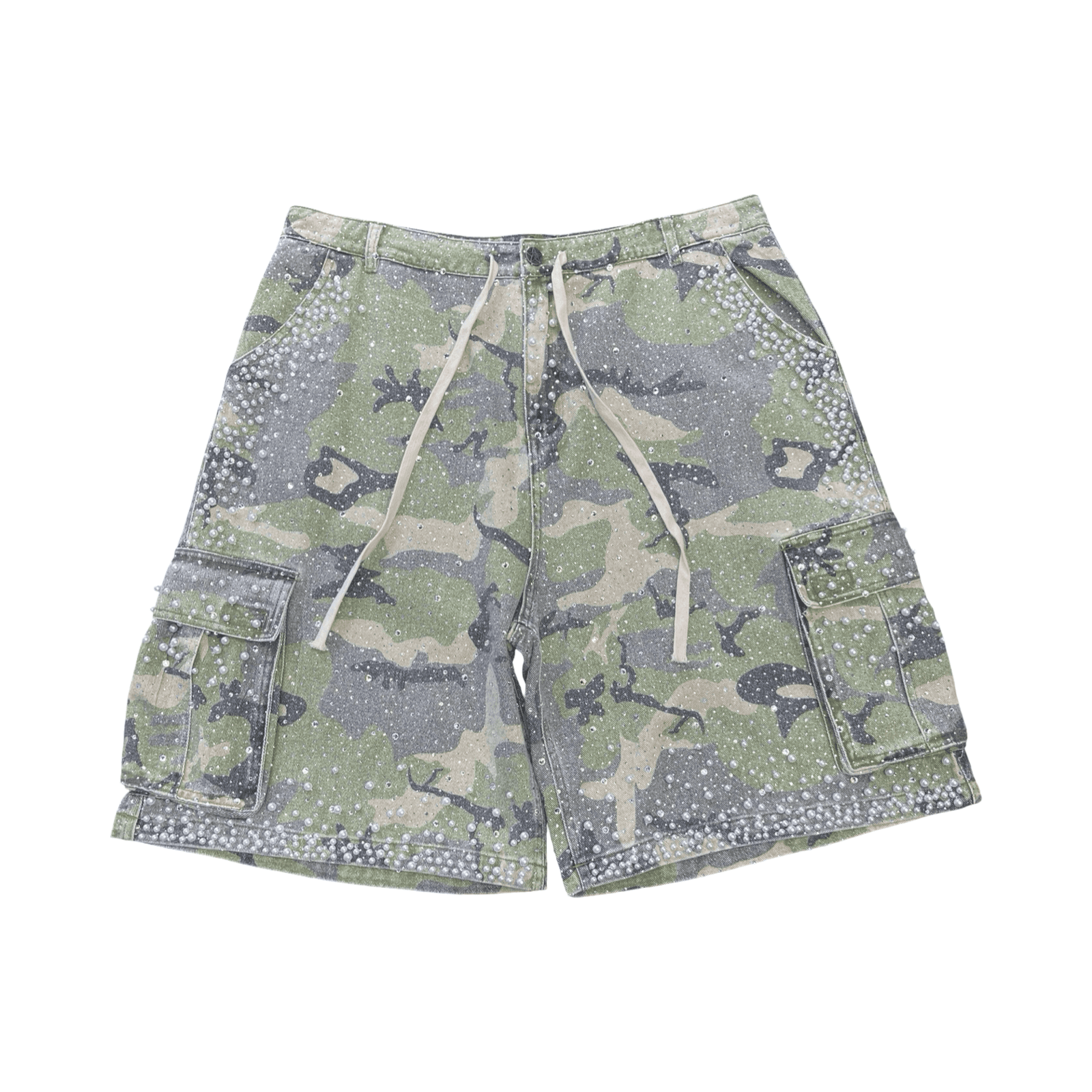 Vale Forever Cargo Shorts Green Camo