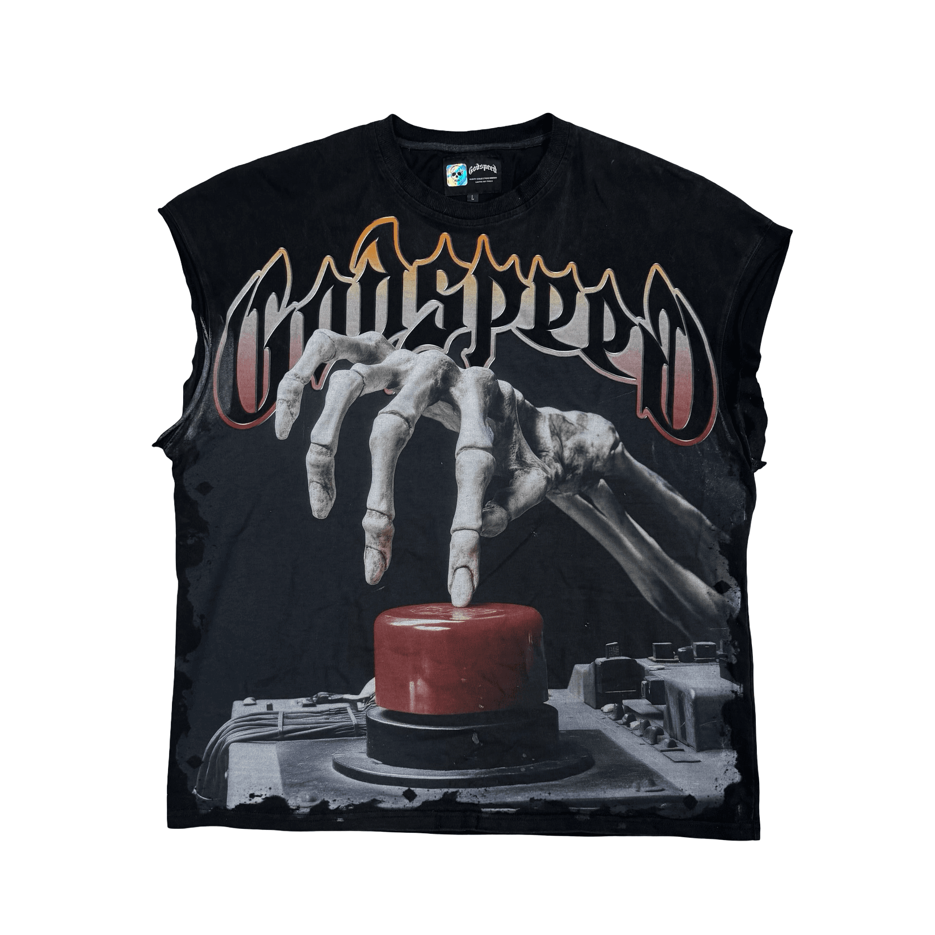 Godspeed Code Red Sleeveless T-Shirt Black — photo 1 of 2