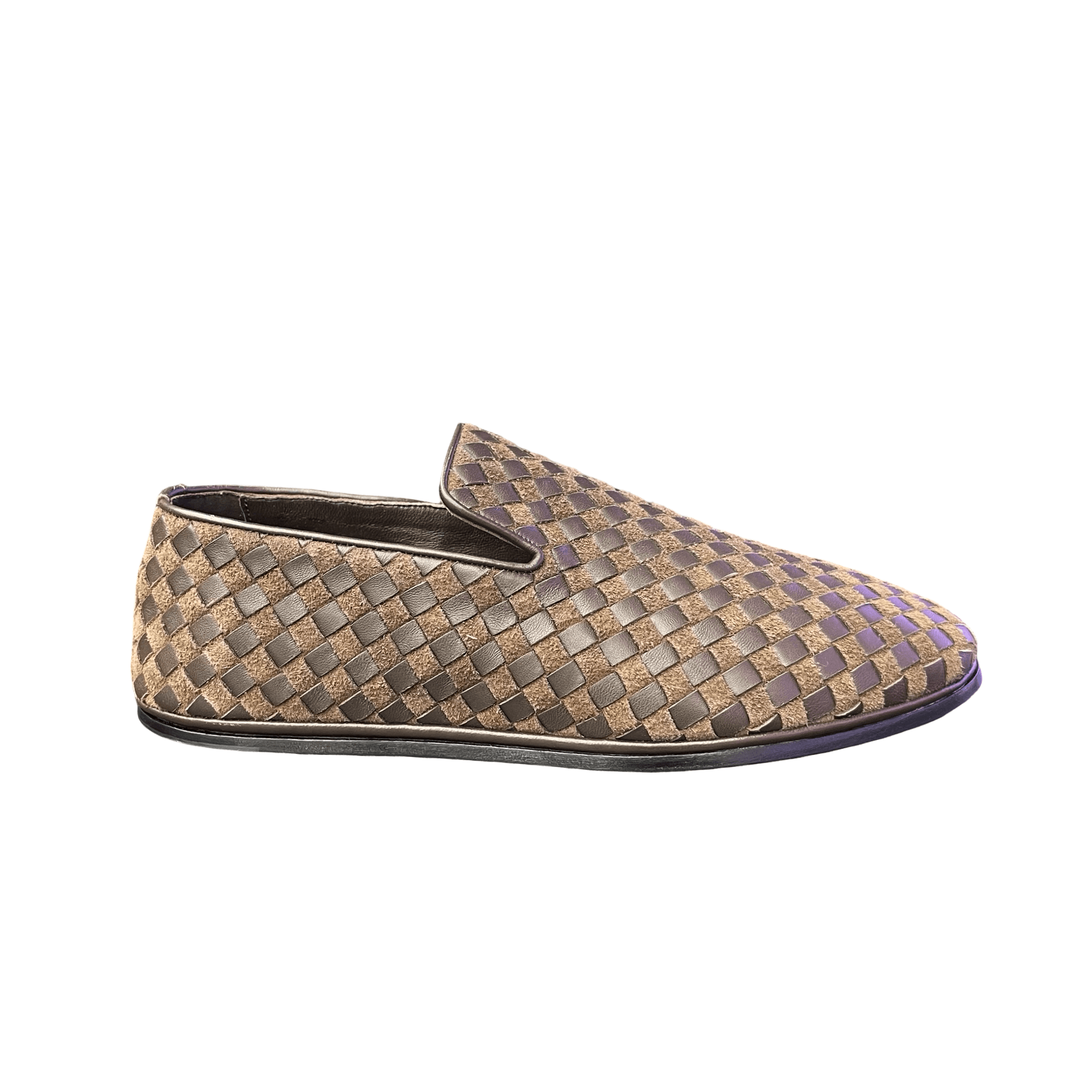 Bottega Veneta Sunday Intrecciato Leather Slippers