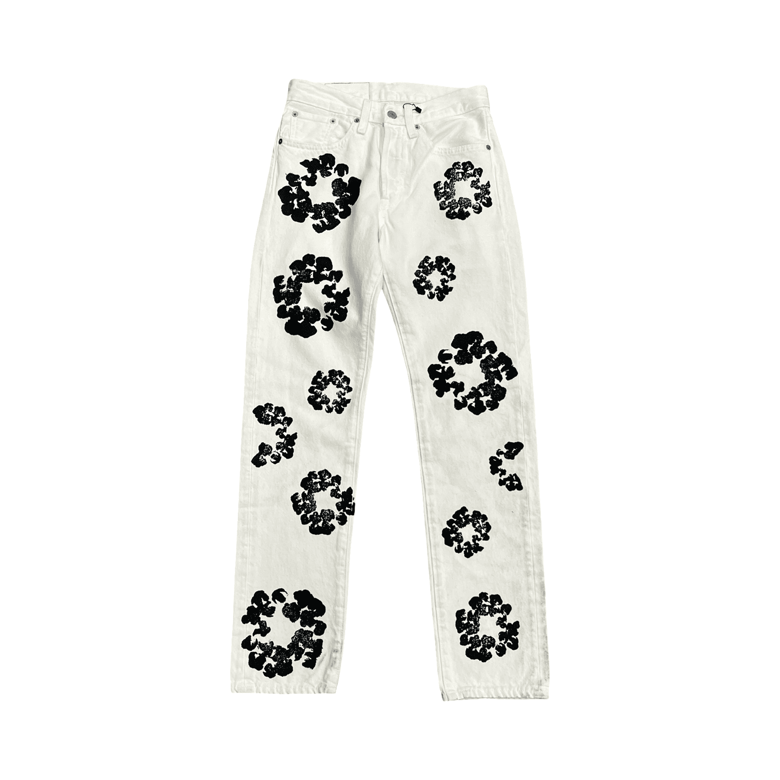 Denim Tears Cotton Wreath Jeans White
