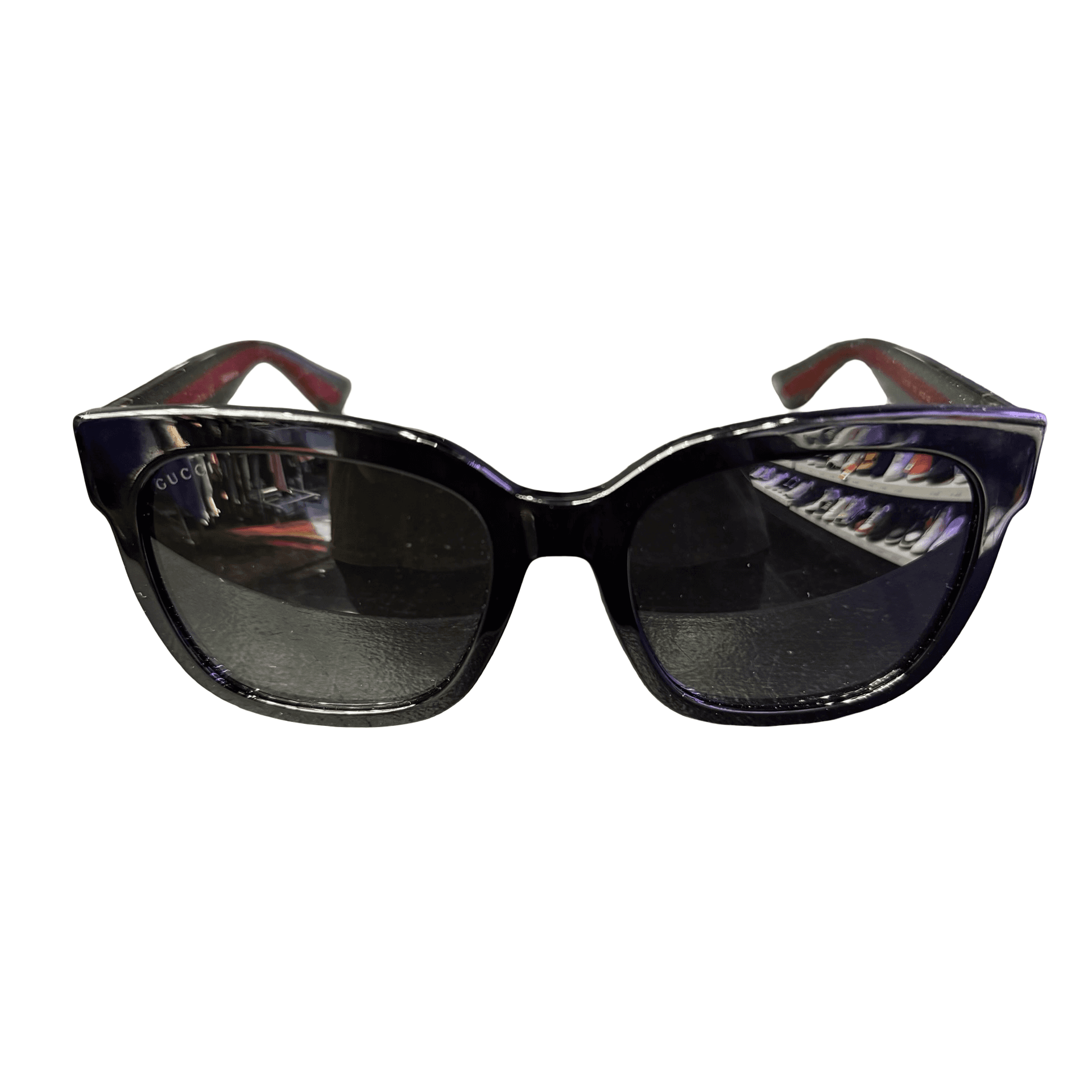 Gucci GG0034S Sunglasses Black Green — photo 1 of 4
