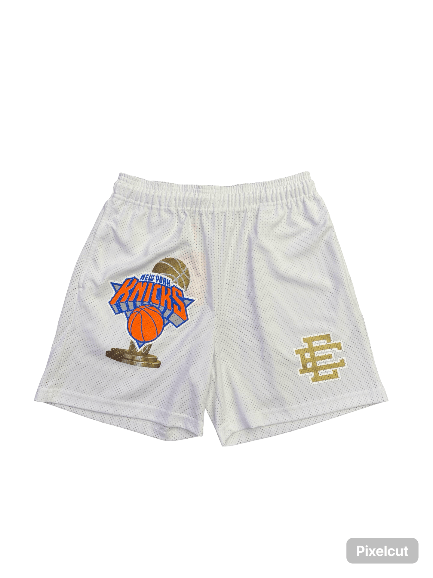 EE x New York Knicks Championship Mesh Shorts White — photo 1 of 2