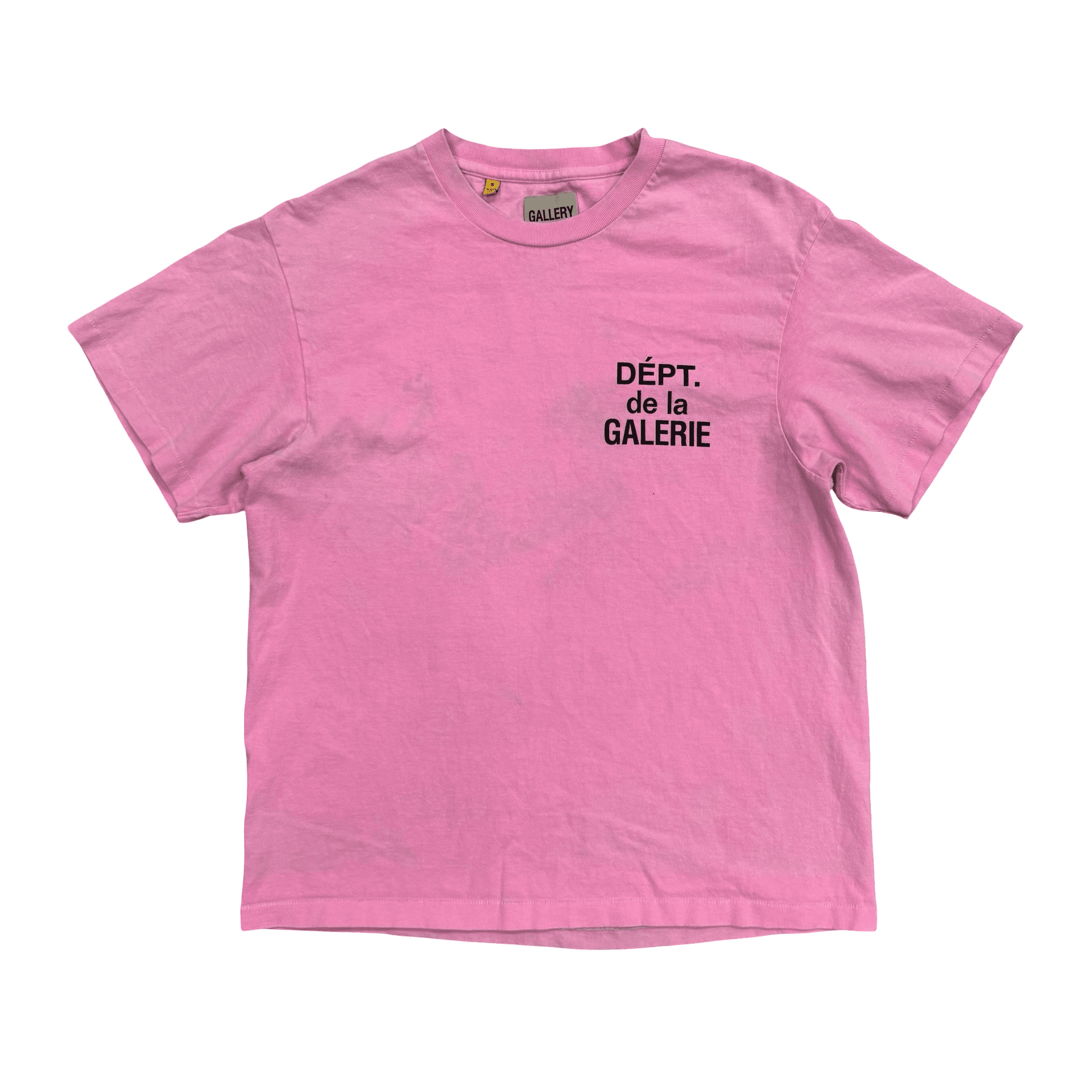 Gallery Dept. Logo Print T-Shirt Pink
