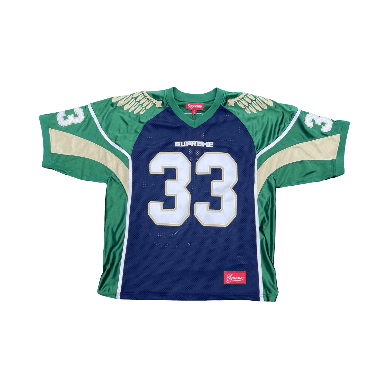 Supreme Wings Football Navy Green Jersey — photo 1 of 2