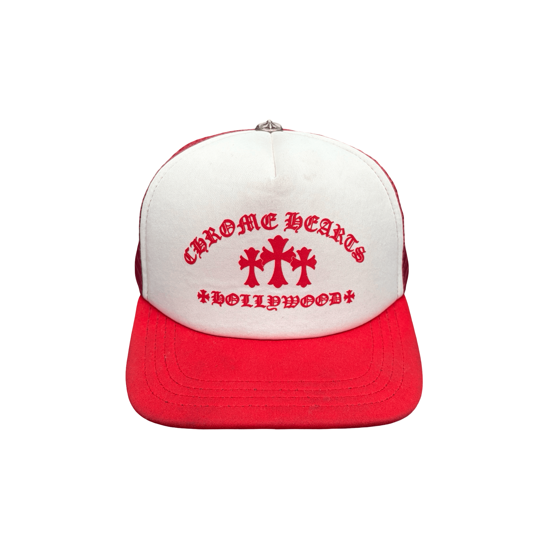 Chrome Hearts King Taco Trucker Hat Red White — photo 1 of 5