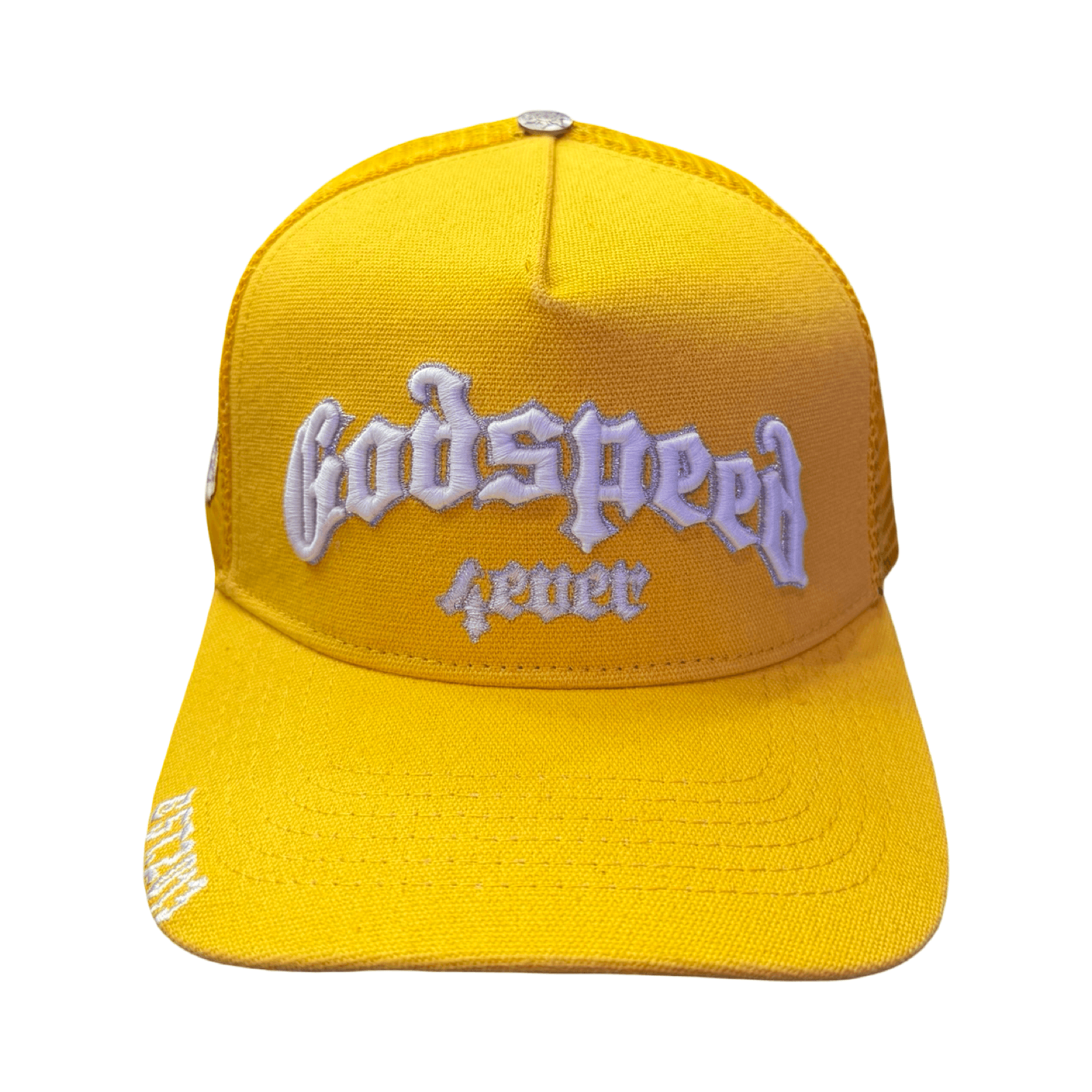 Godspeed Forever Trucker Hat Yellow