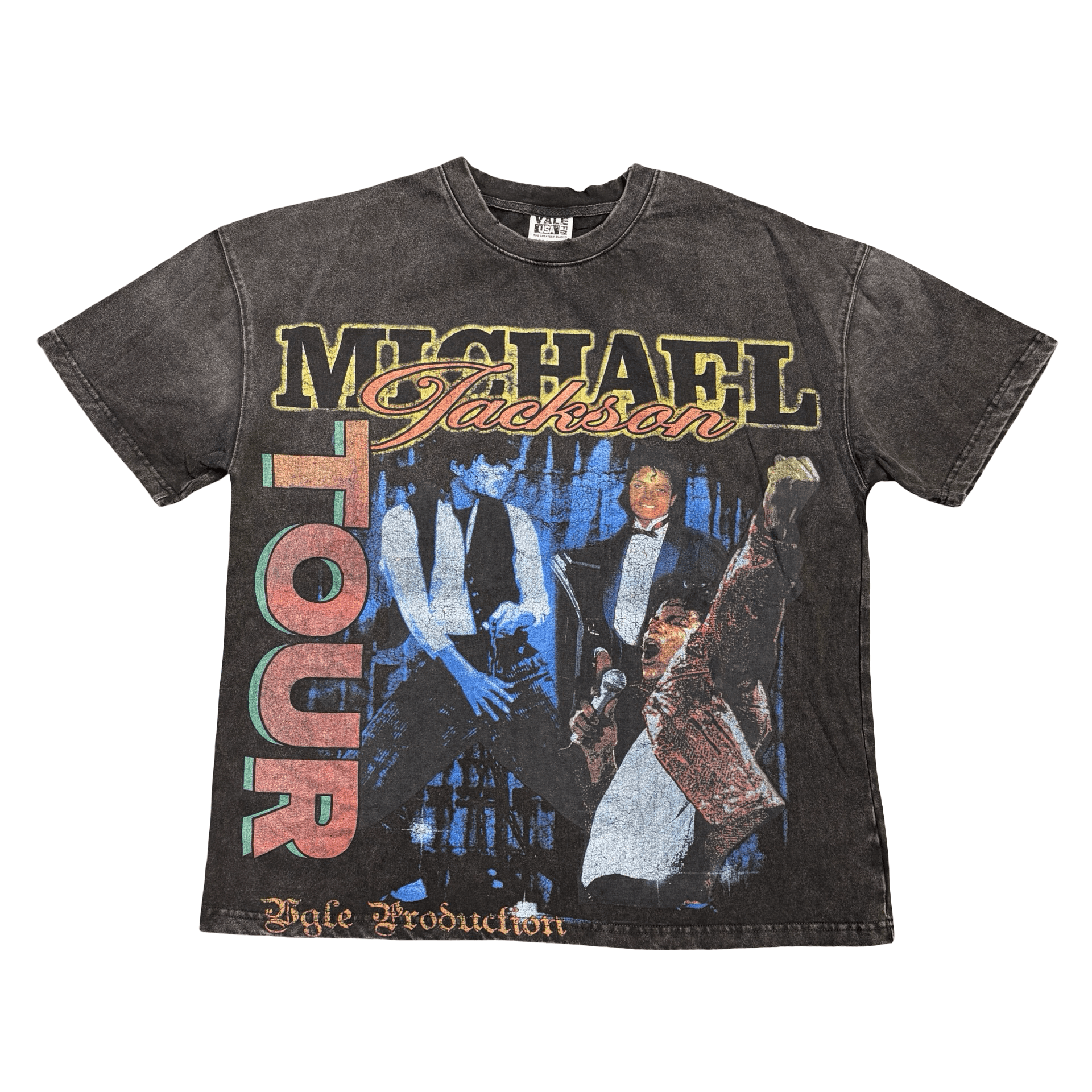 Vale Forever Michael Jackson Tour Tee Black Wash — photo 1 of 2