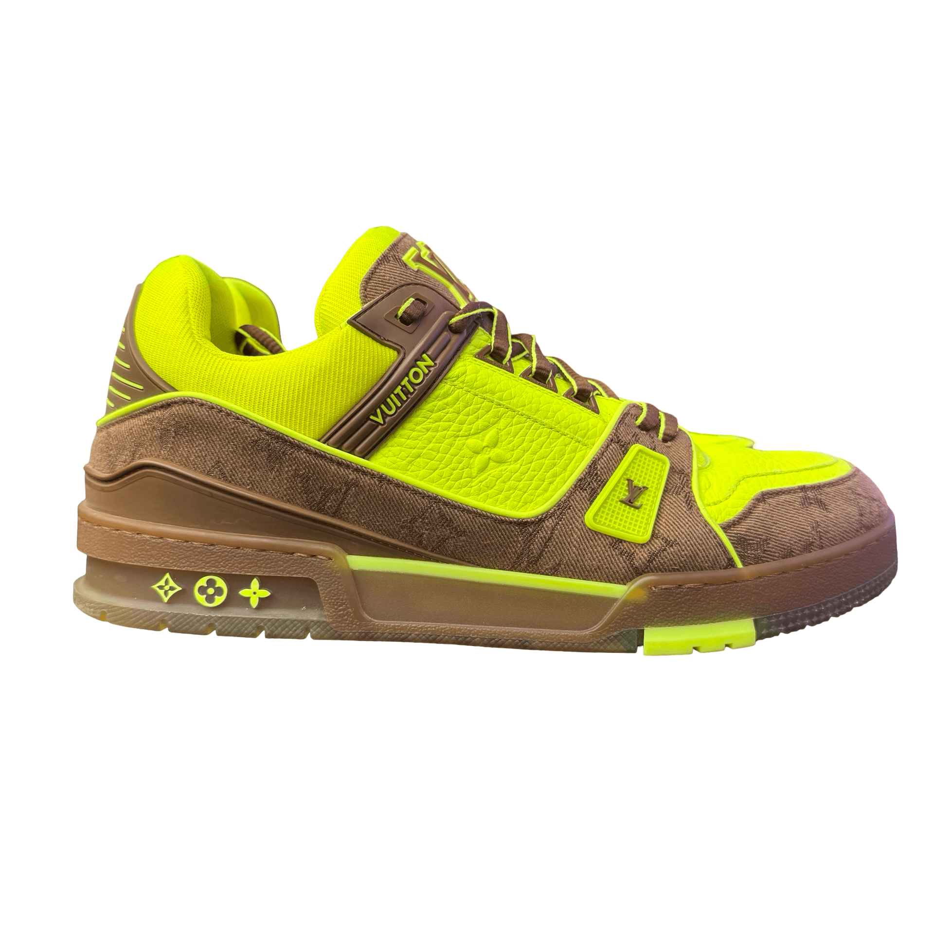Louis Vuitton Trainer Yellow Brown
