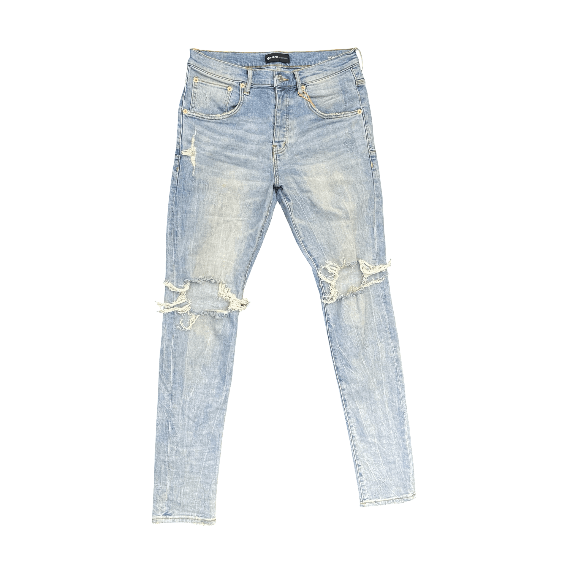 Purple Brand P001 Skinny Jeans Light Dirty Wax — photo 1 of 2
