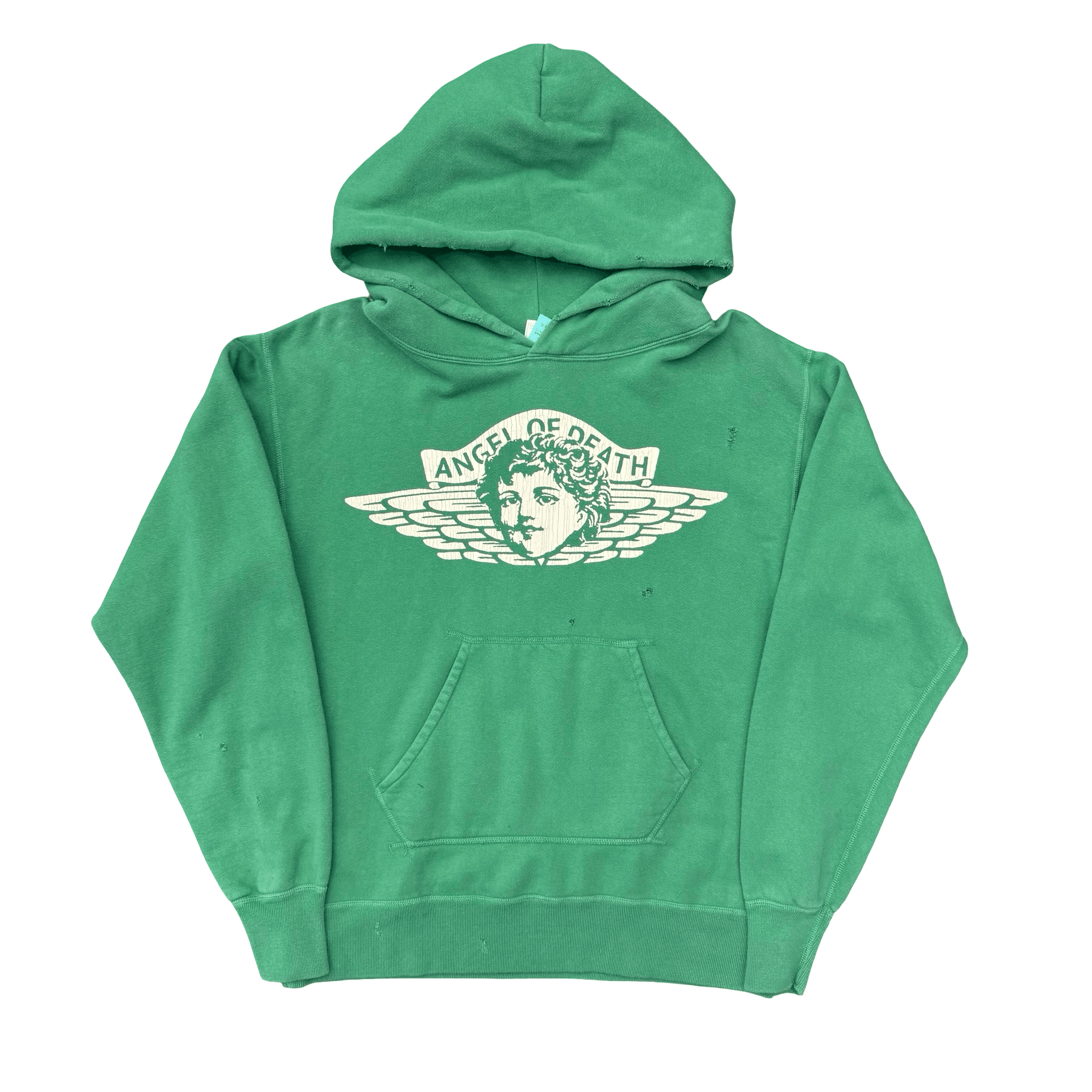 Saint Mxxxxxx Angel Hoodie Vintage Green — photo 1 of 2