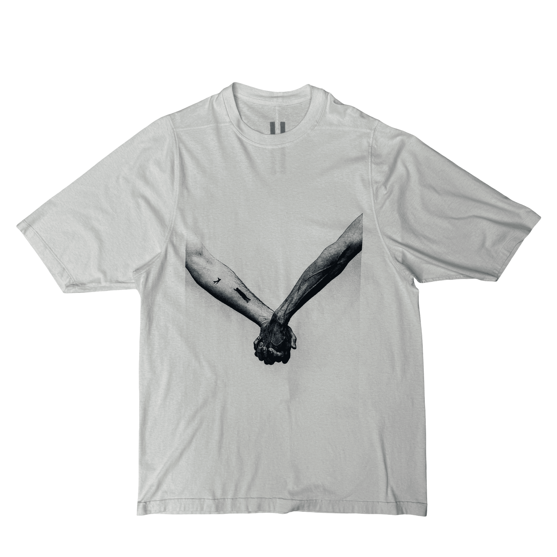 Rick Owens Mainline Jumbo T-Shirt Cream — photo 1 of 2