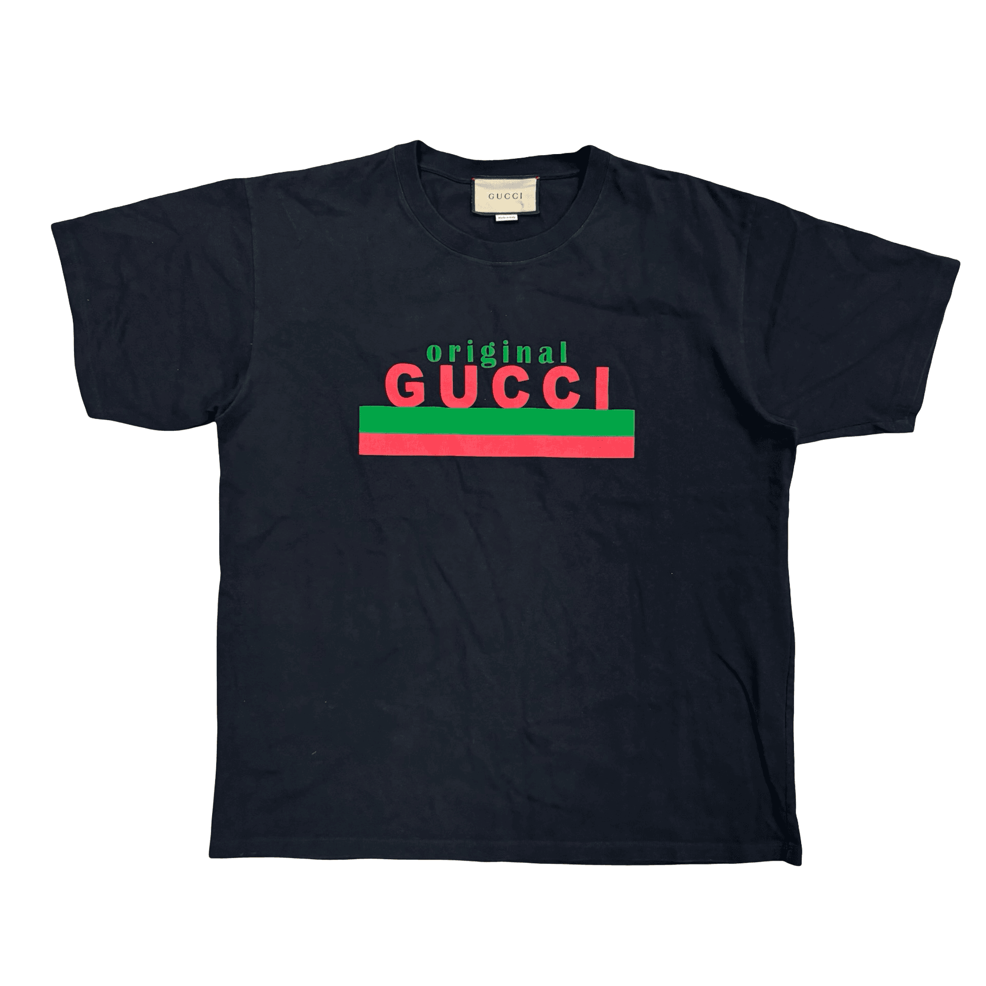 Gucci Original Gucci Printed T-Shirt Black Red Green — photo 1 of 2
