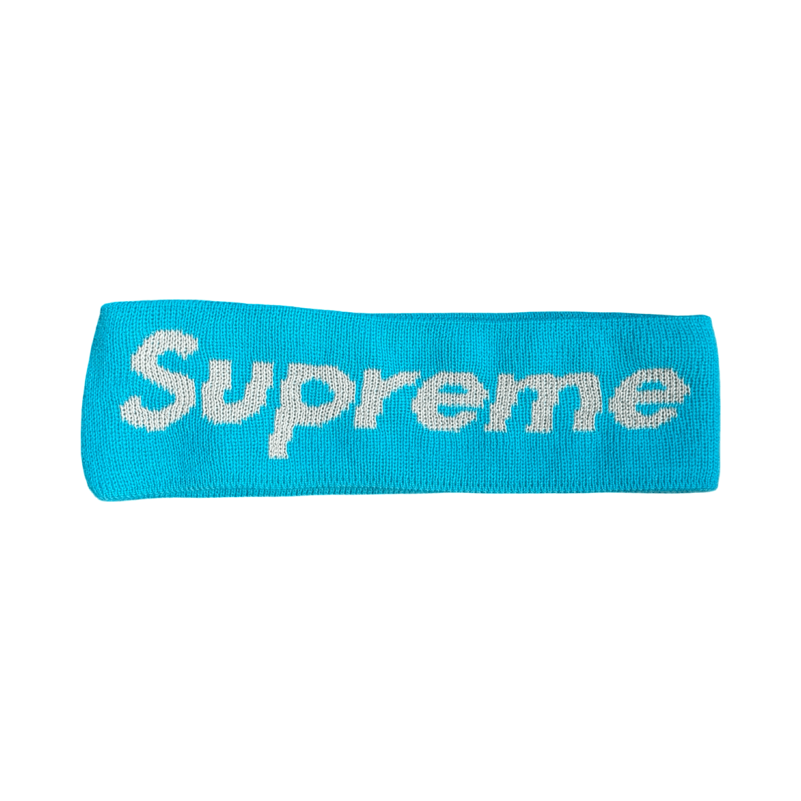 Supreme New Era Big Logo Headband Blue