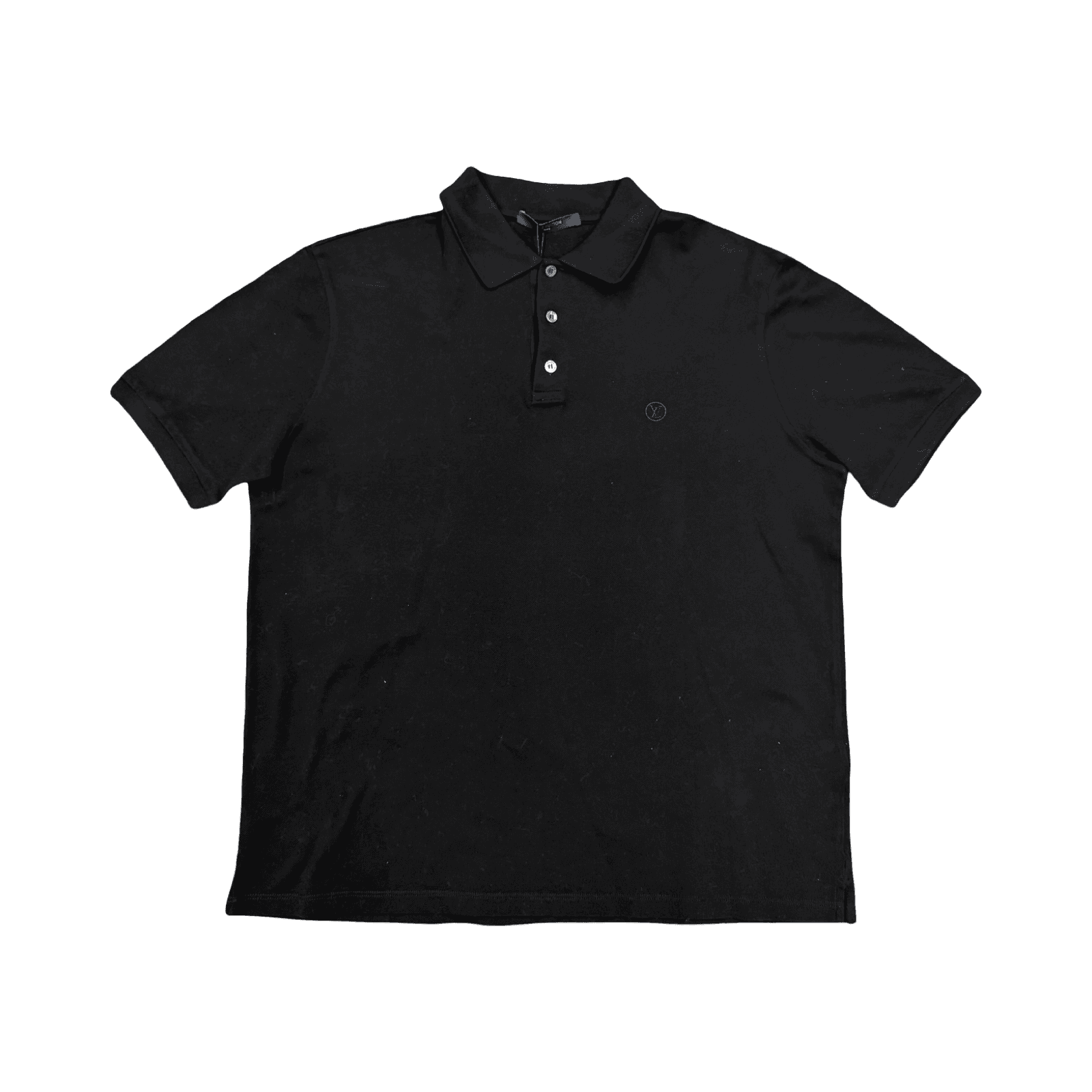 Louis Vuitton Classic Pique Polo Shirt Black — photo 1 of 2