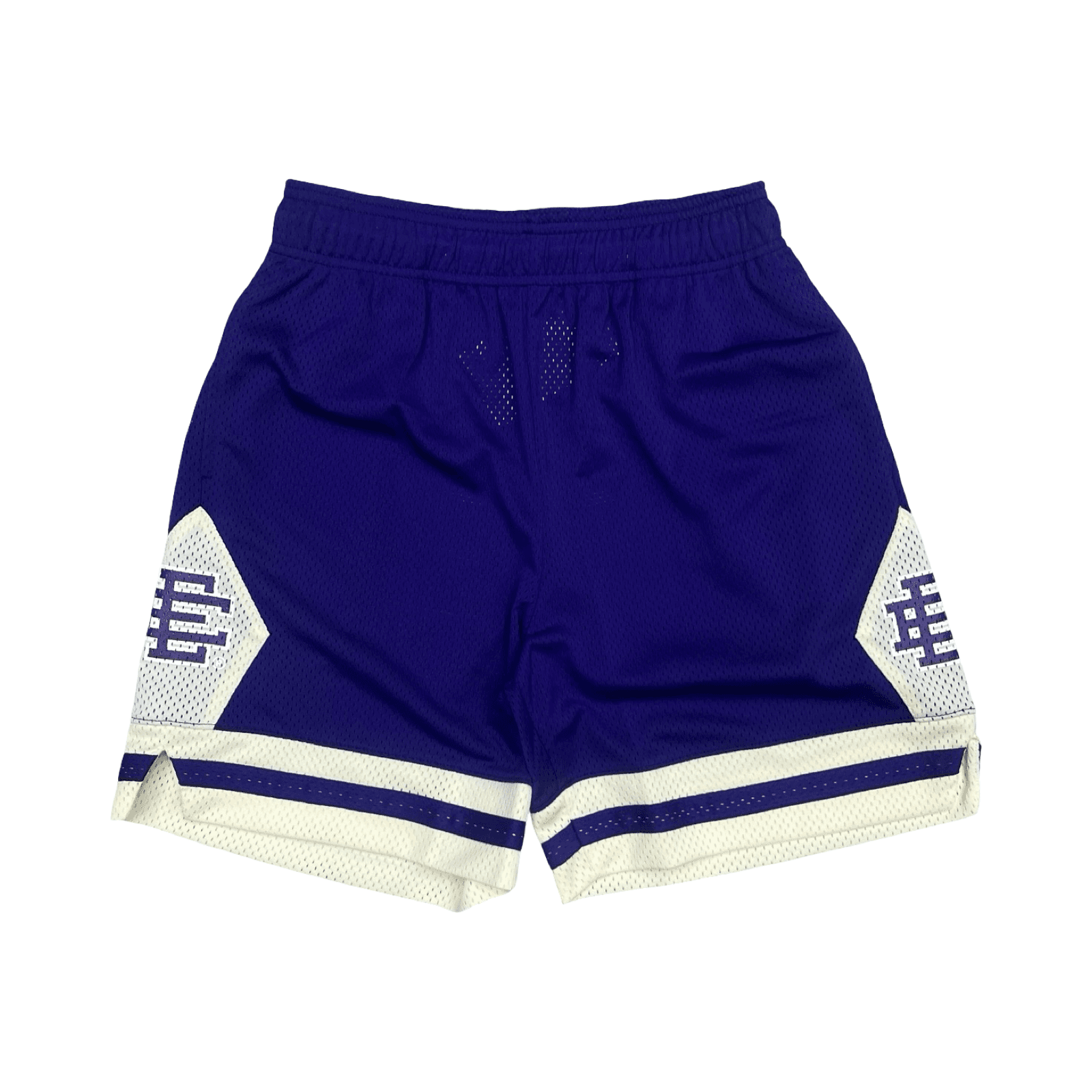 Eric Emanuel EE Basic Purple White Mesh Shorts — photo 1 of 2