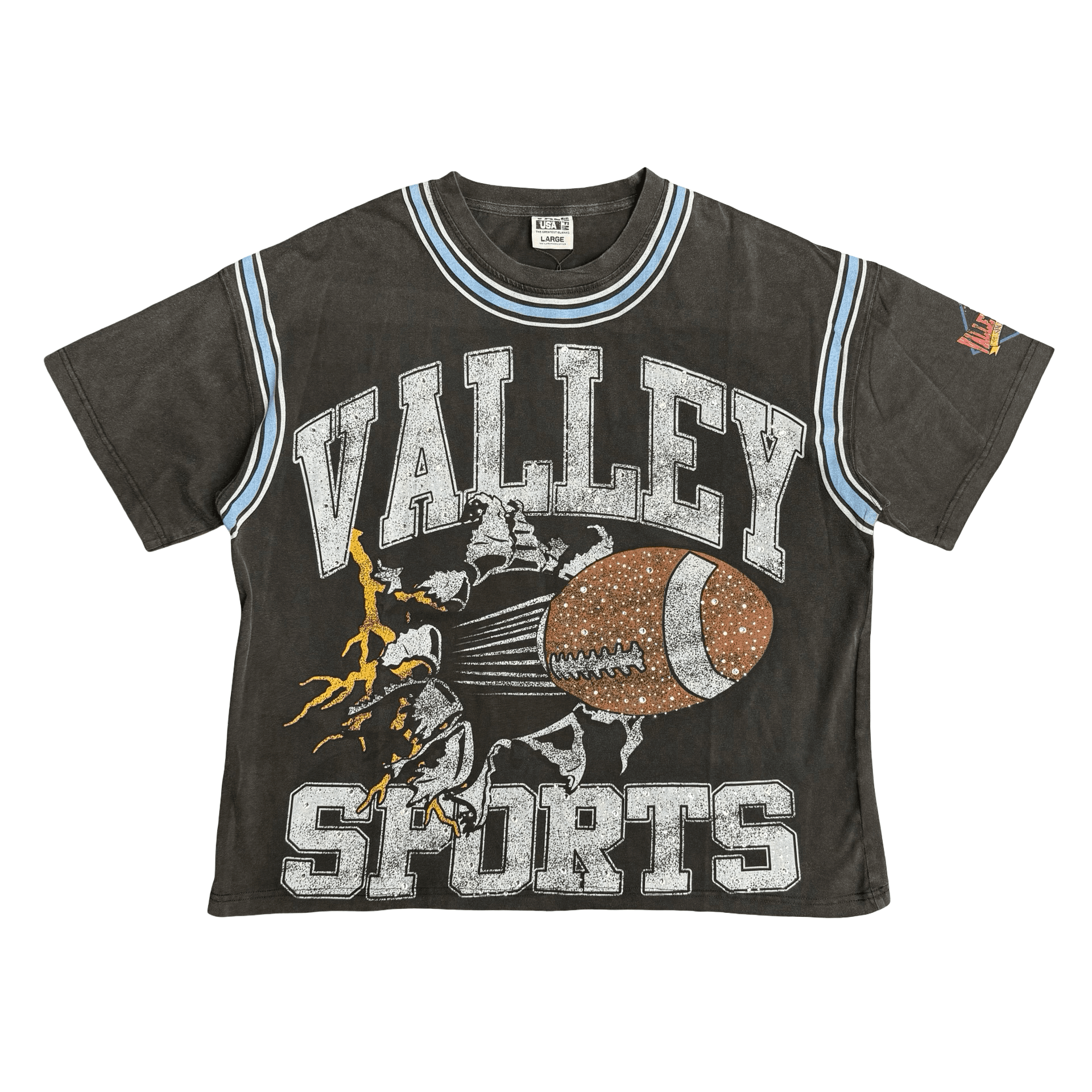 Vale Forever Classic Bling Tee Black Blue