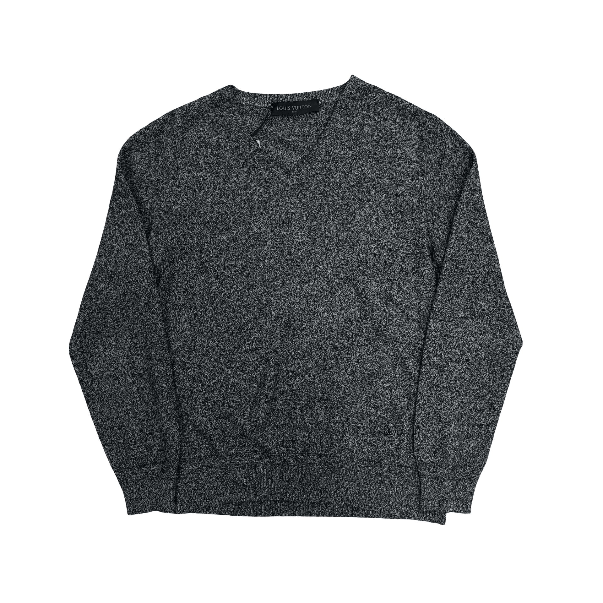 Louis Vuitton V-Neck Cashmere Sweater Grey — photo 1 of 2