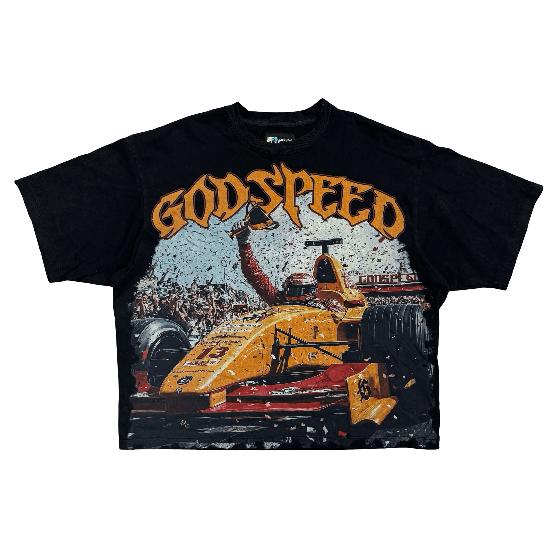 Godspeed F1 Finishline T-Shirt Black Wash — photo 1 of 2