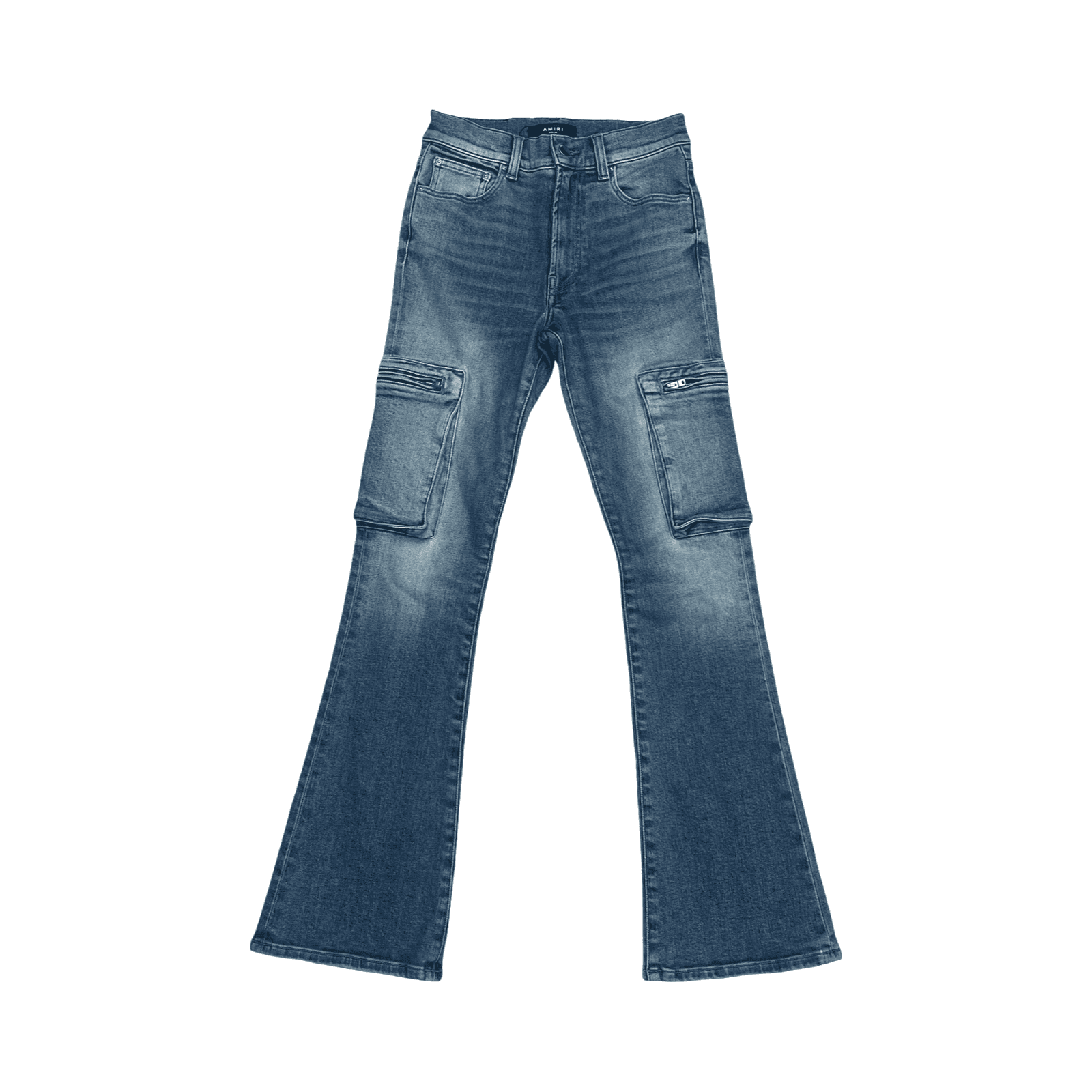 WMNS Amiri Cargo Flare Denim Jeans — photo 1 of 2