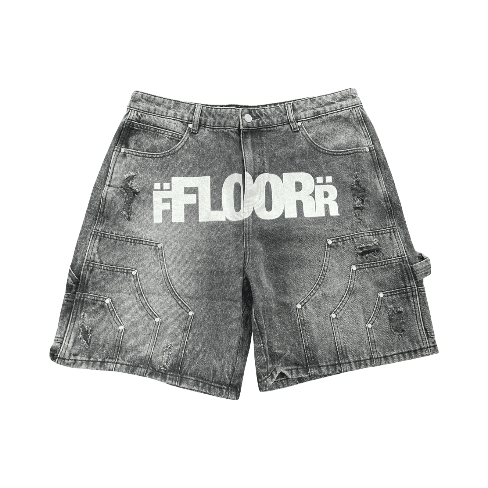 Floor 914 Uniform Jean Shorts Black — photo 1 of 2