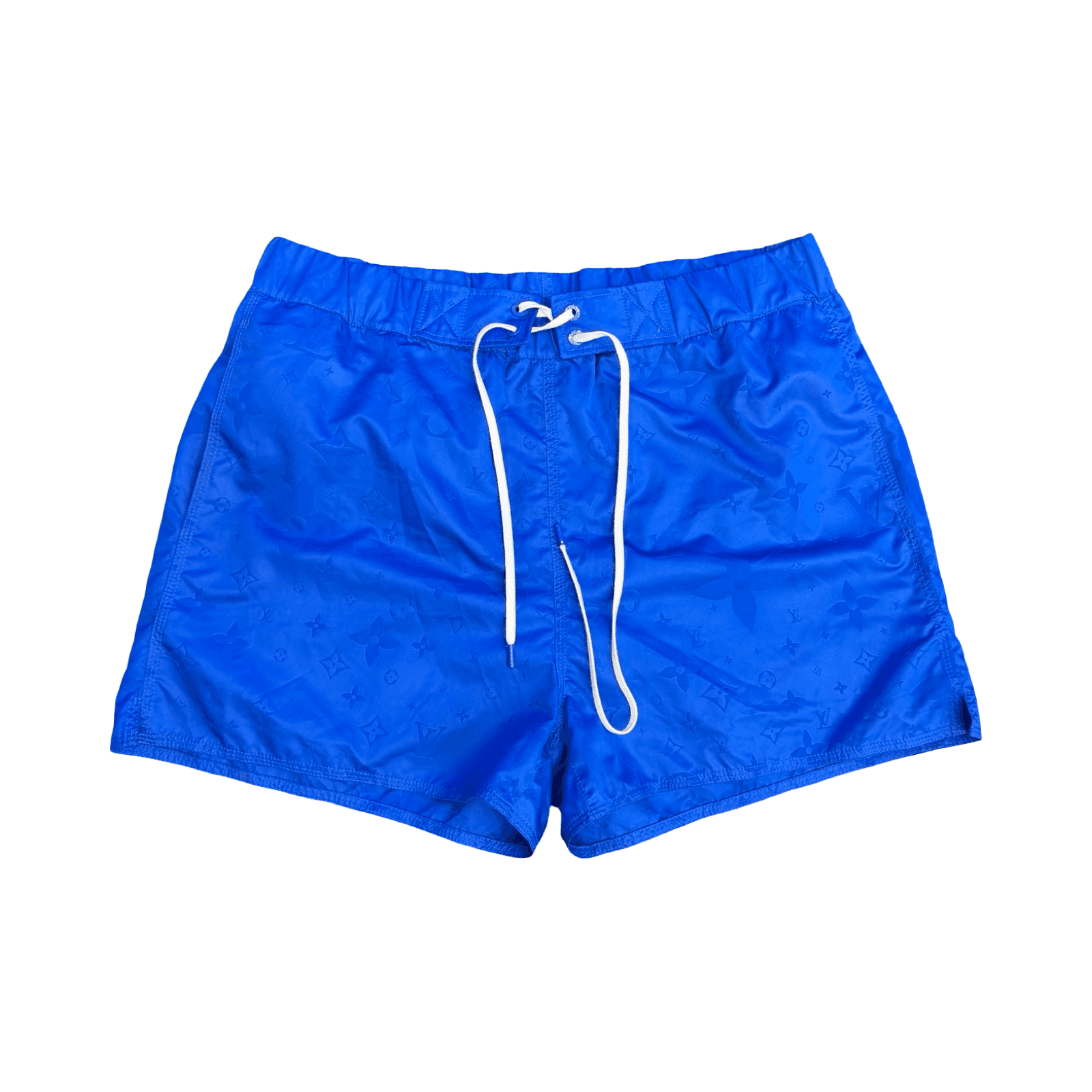 Louis Vuitton V Signature Monogram Swim Board Shorts Blue — photo 1 of 2