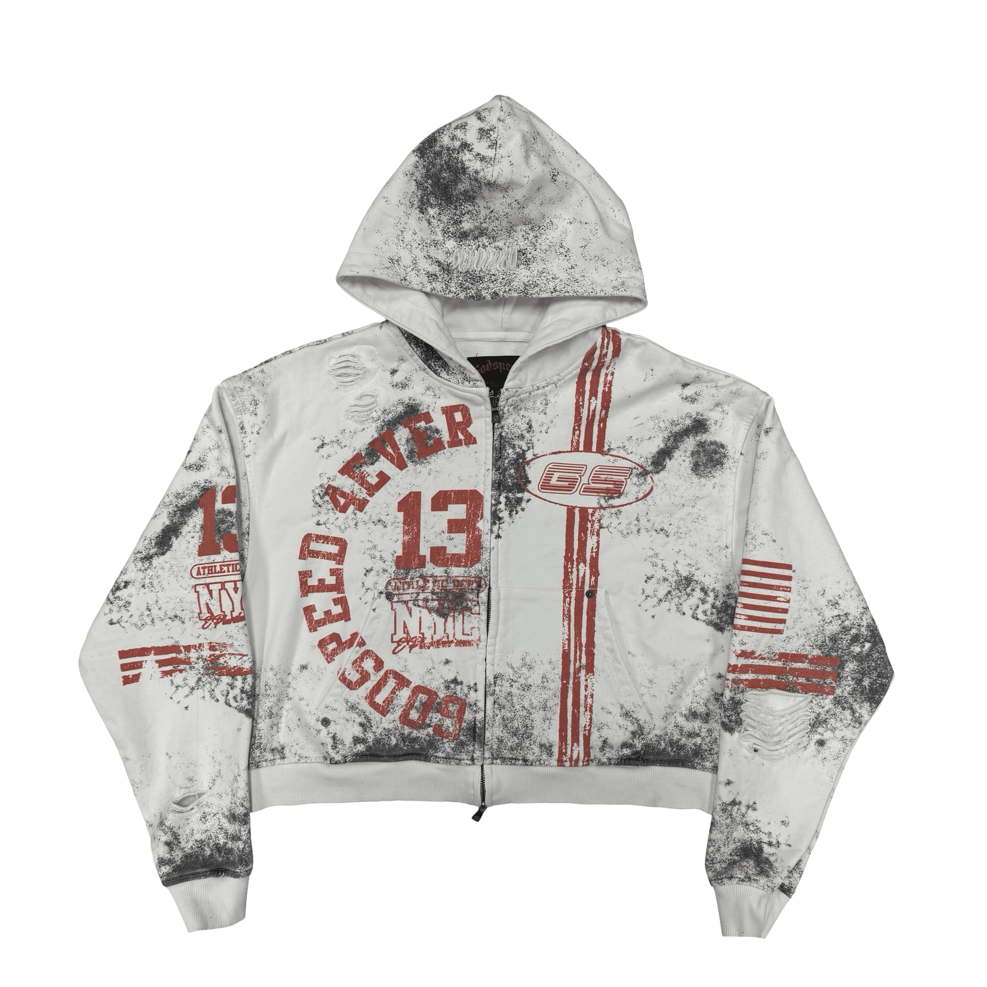 Godspeed Roadster Zip Up Hoodie Dirty White — photo 1 of 2