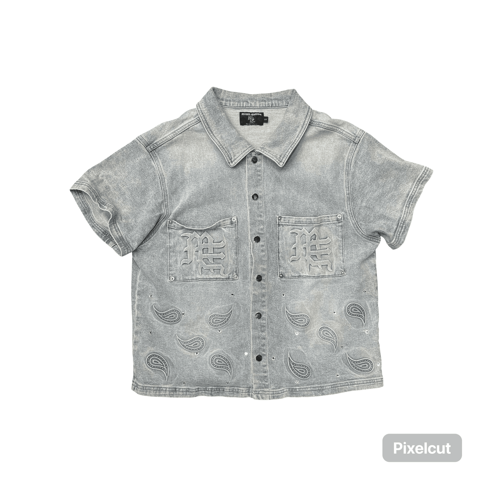 Mixed Emotion Paisley Denim Top — photo 1 of 2