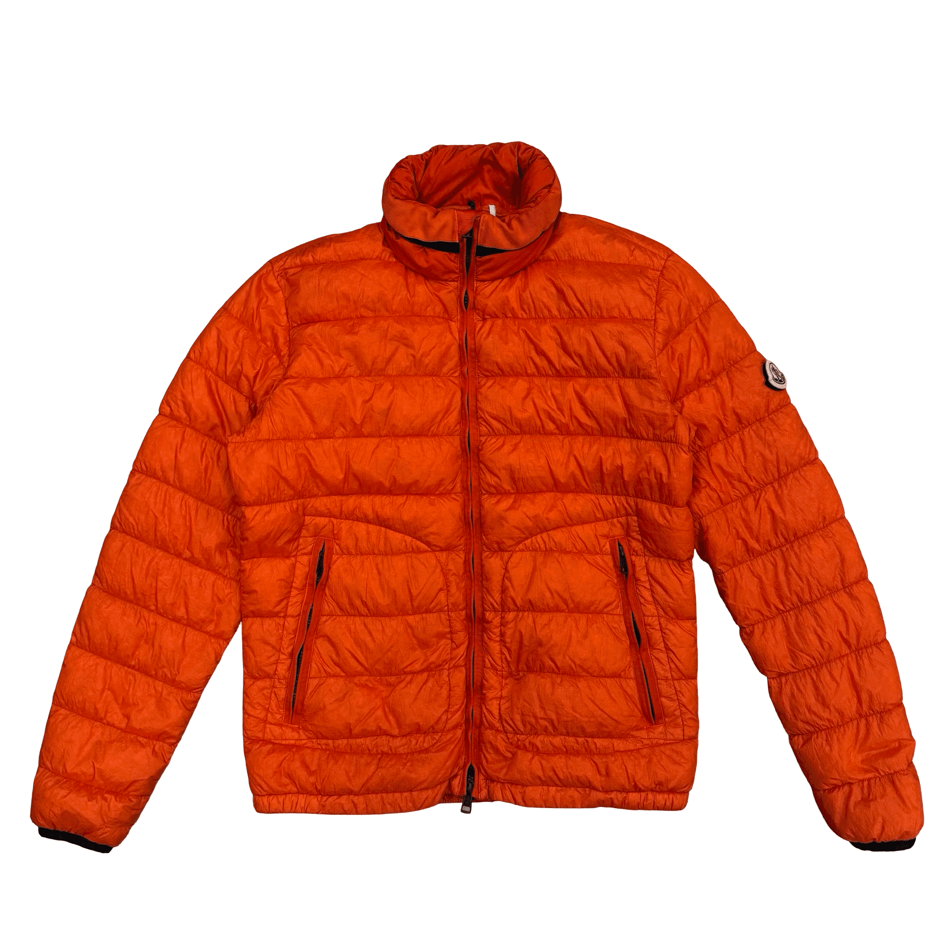 Moncler Lambot Lightweight Down Jacket Orange — photo 1 of 2