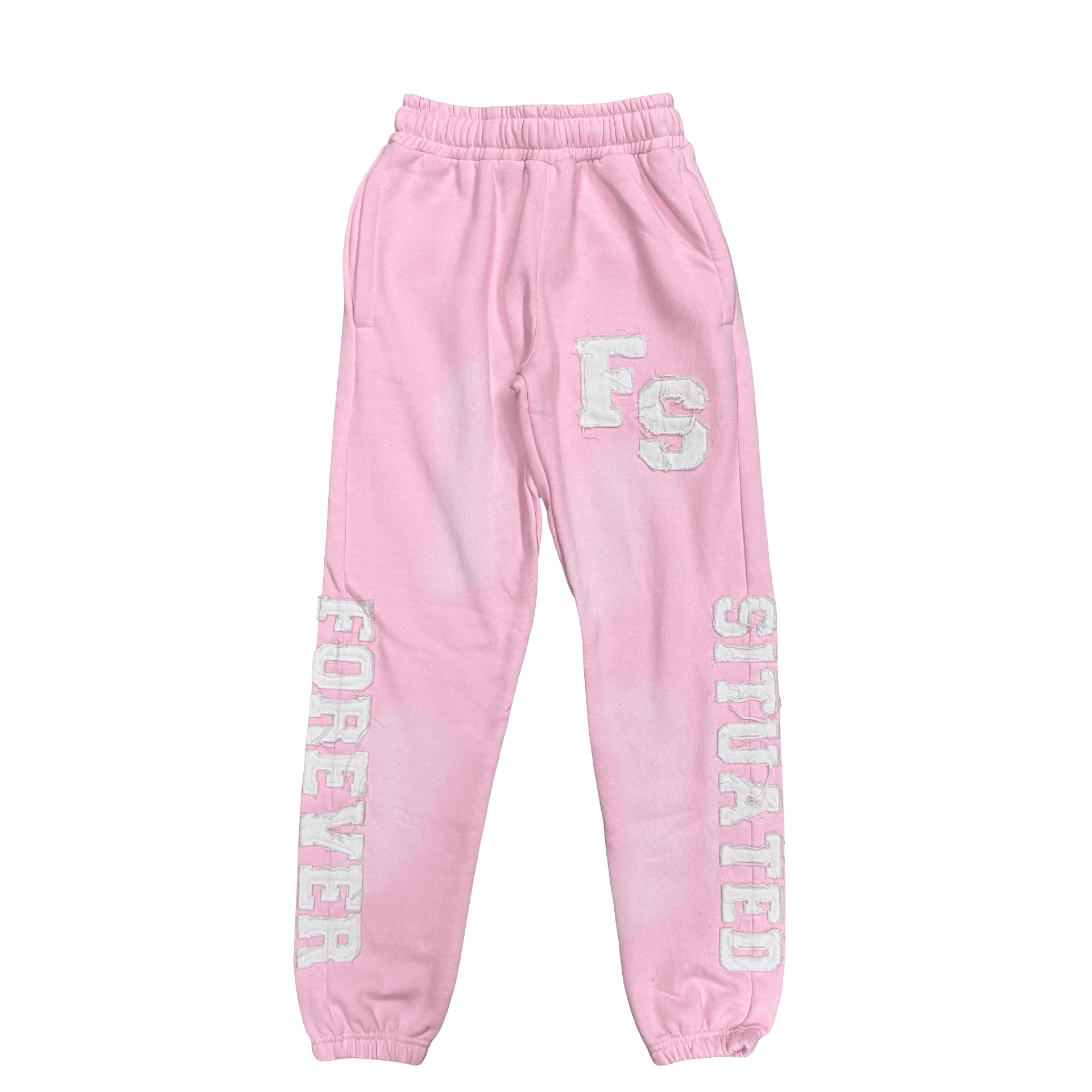 Forever Situated Logo Patch Sweatpants Pink — photo 1 of 2