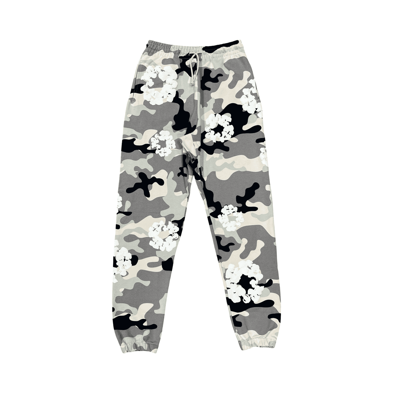 Denim Tears Cotton Wreath sweatpants White Camo — photo 1 of 2