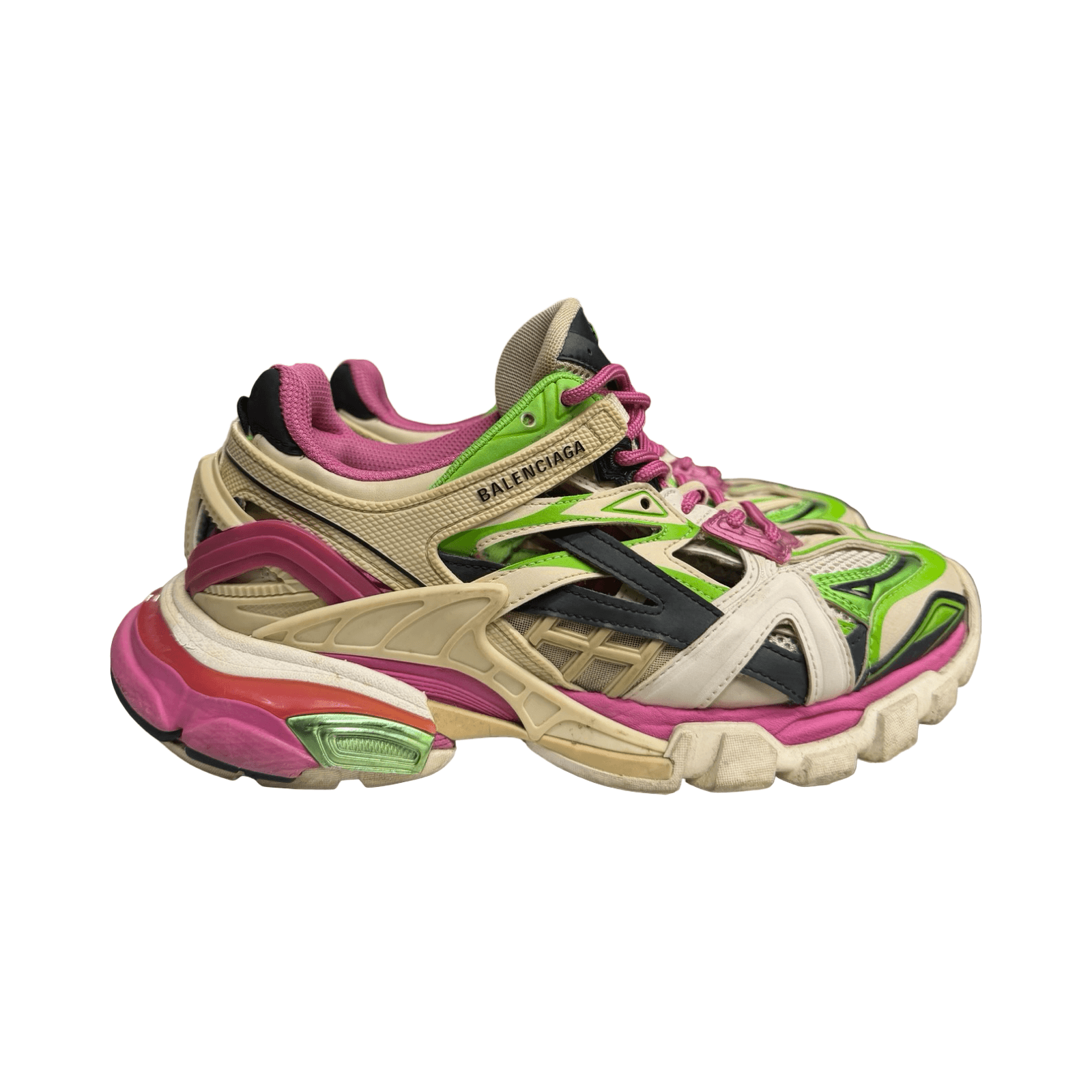 Balenciaga Track 2 Runners Green White Pink — photo 1 of 7