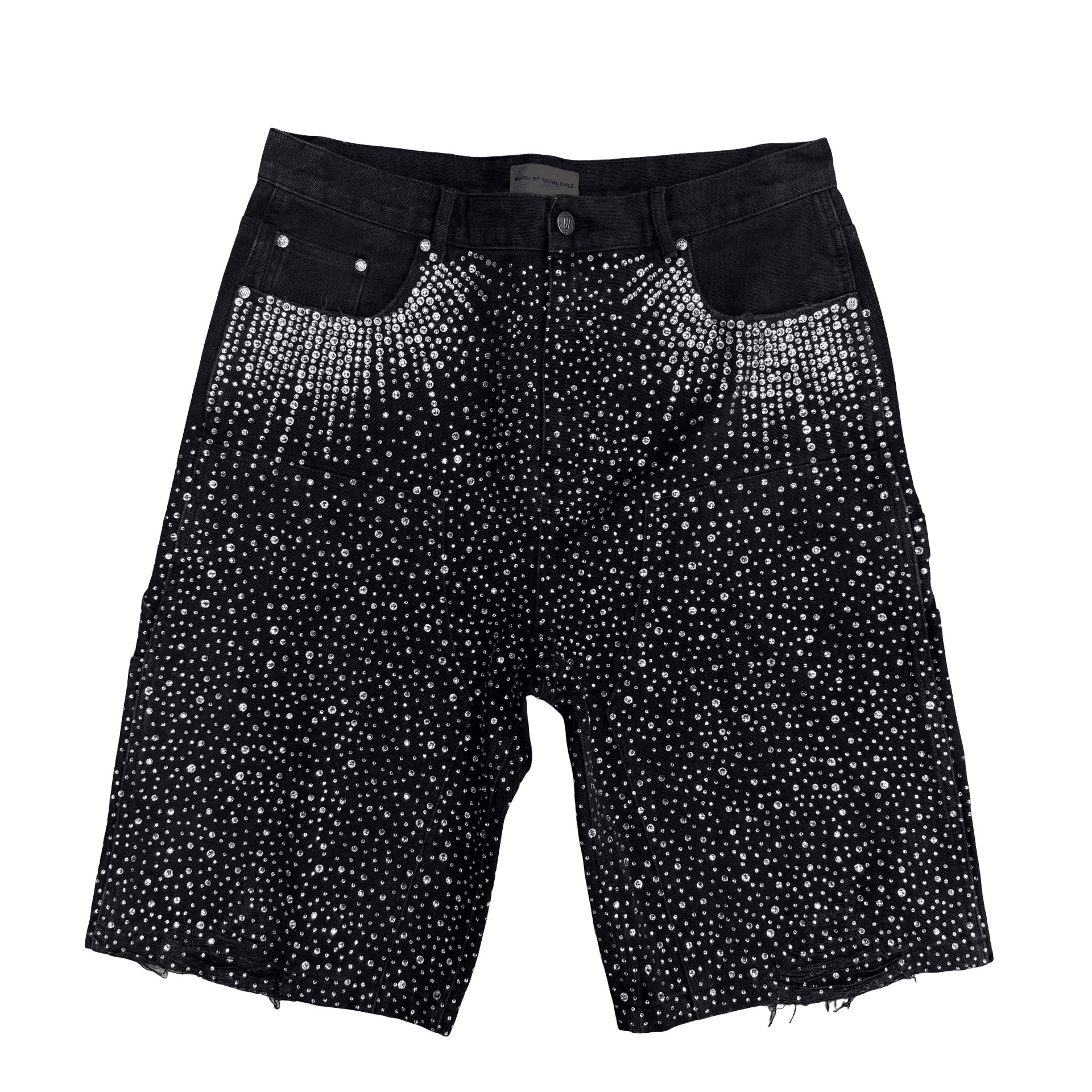 Birth Of Royal Child Diamond Jorts Black — photo 1 of 2