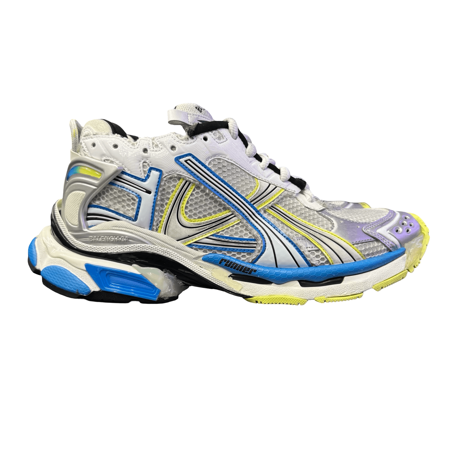 Balenciaga Runner White Yellow Blue