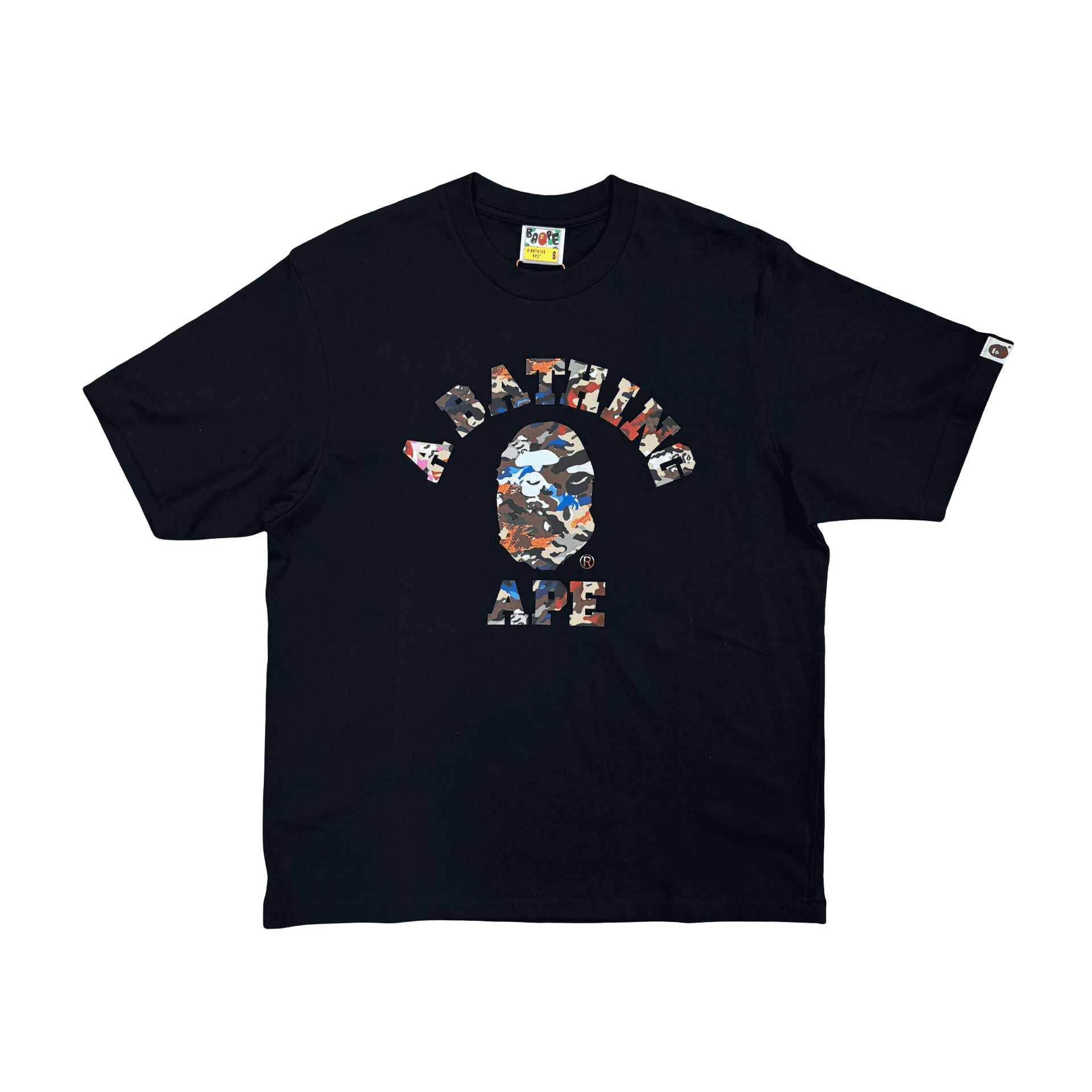 A Bathing Ape Hybrid Camo College Relaxed Fit Tee — photo 1 of 2