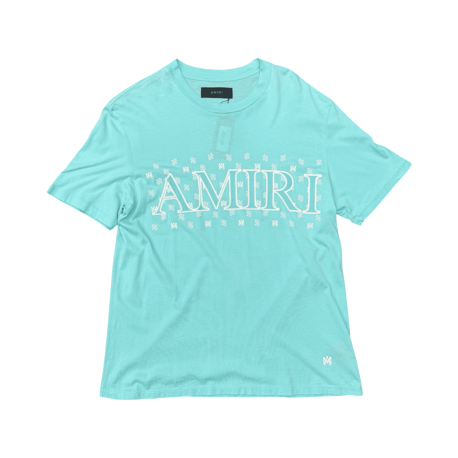 Amiri Paisley Aqua Blue T Shirt — photo 1 of 2
