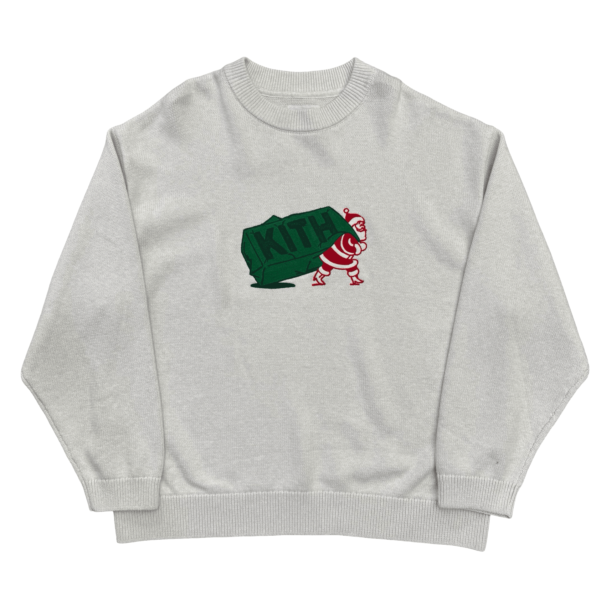 Kith Kithmas Santa Crewneck Sweater Sand — photo 1 of 2