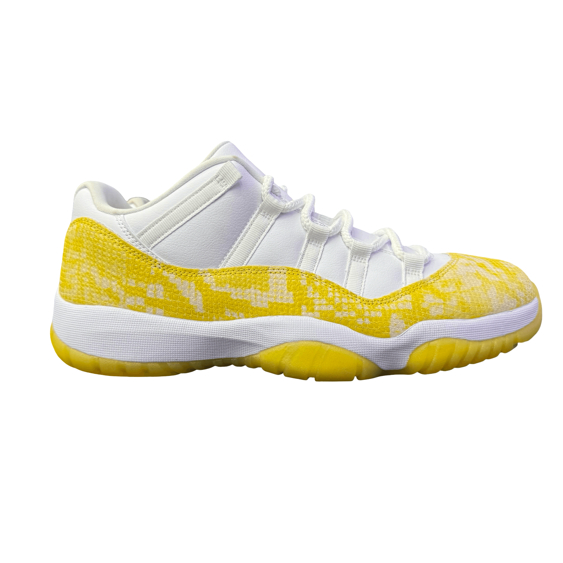 WMNS Nike Air Jordan 11 Retro Low Yellow Snakeskin