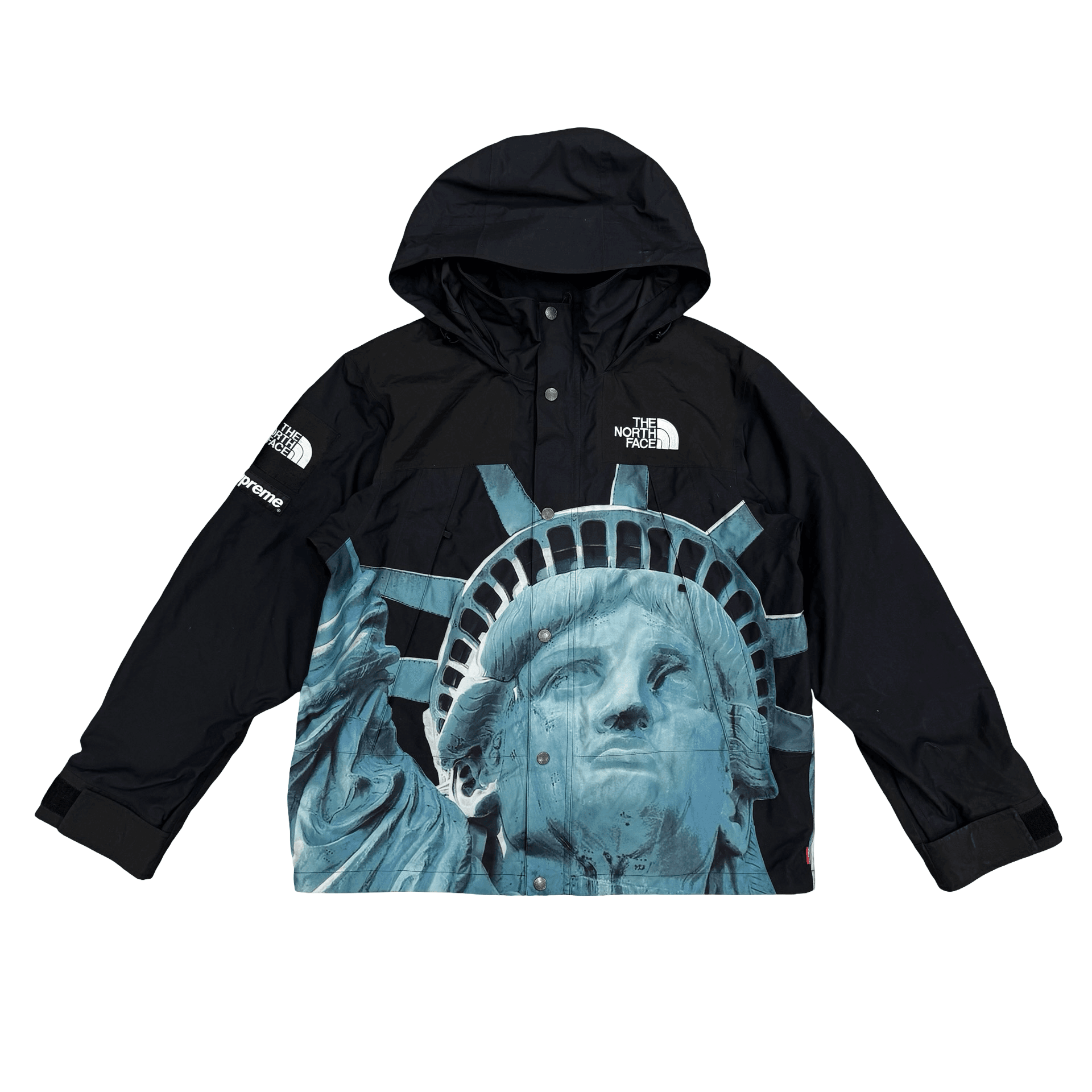 Supreme TNF Statue of Liberty Mountain Jacket Black