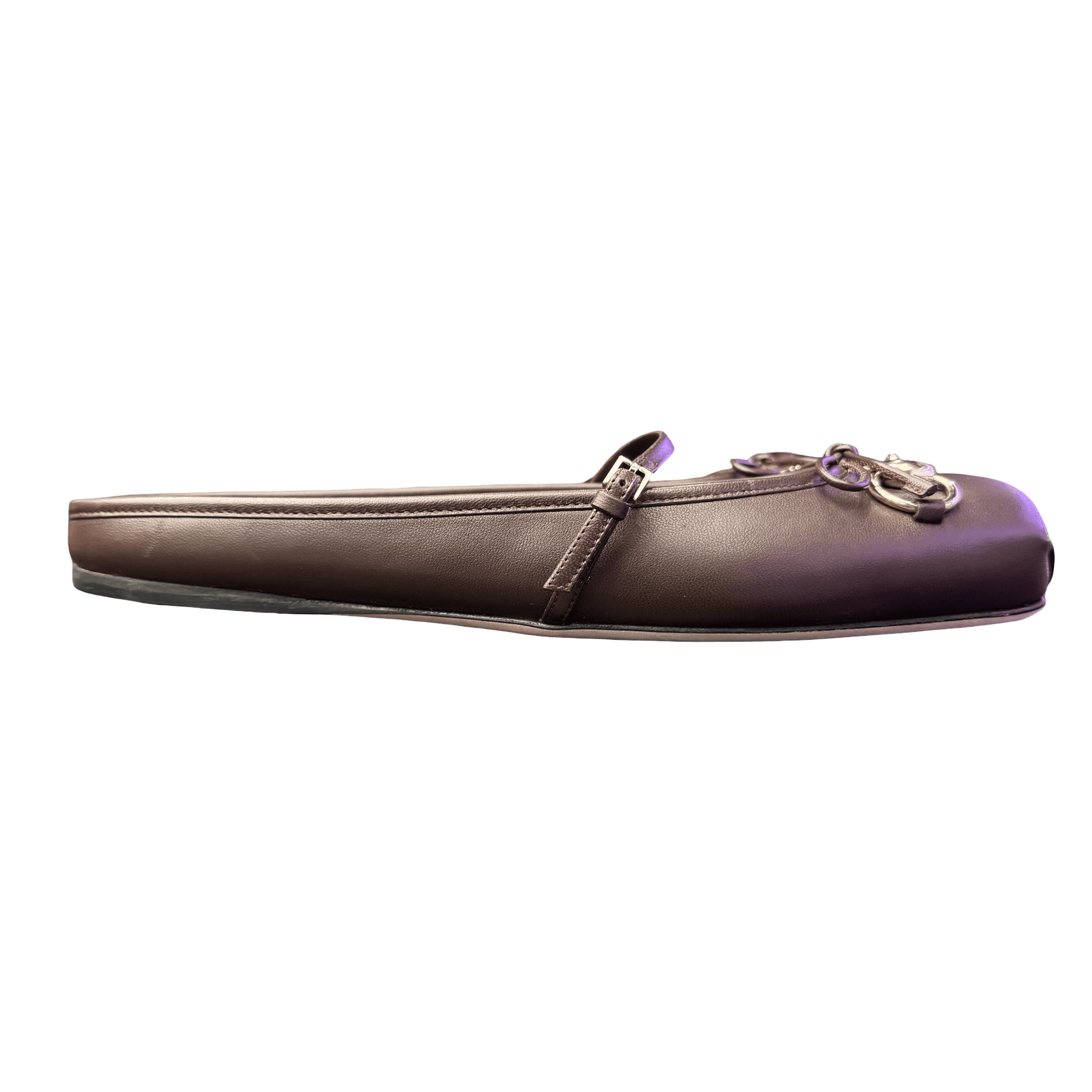 Gucci Horsebit Strap Ballet Flats Brown — photo 1 of 7
