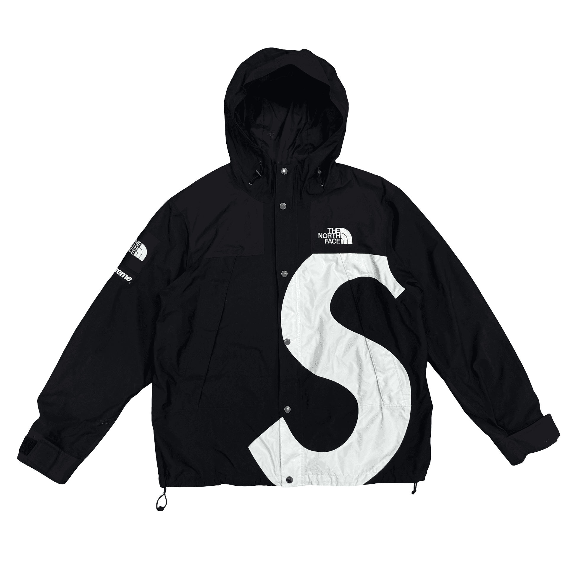 Supreme TNF S Logo Mountain Jacket Black White