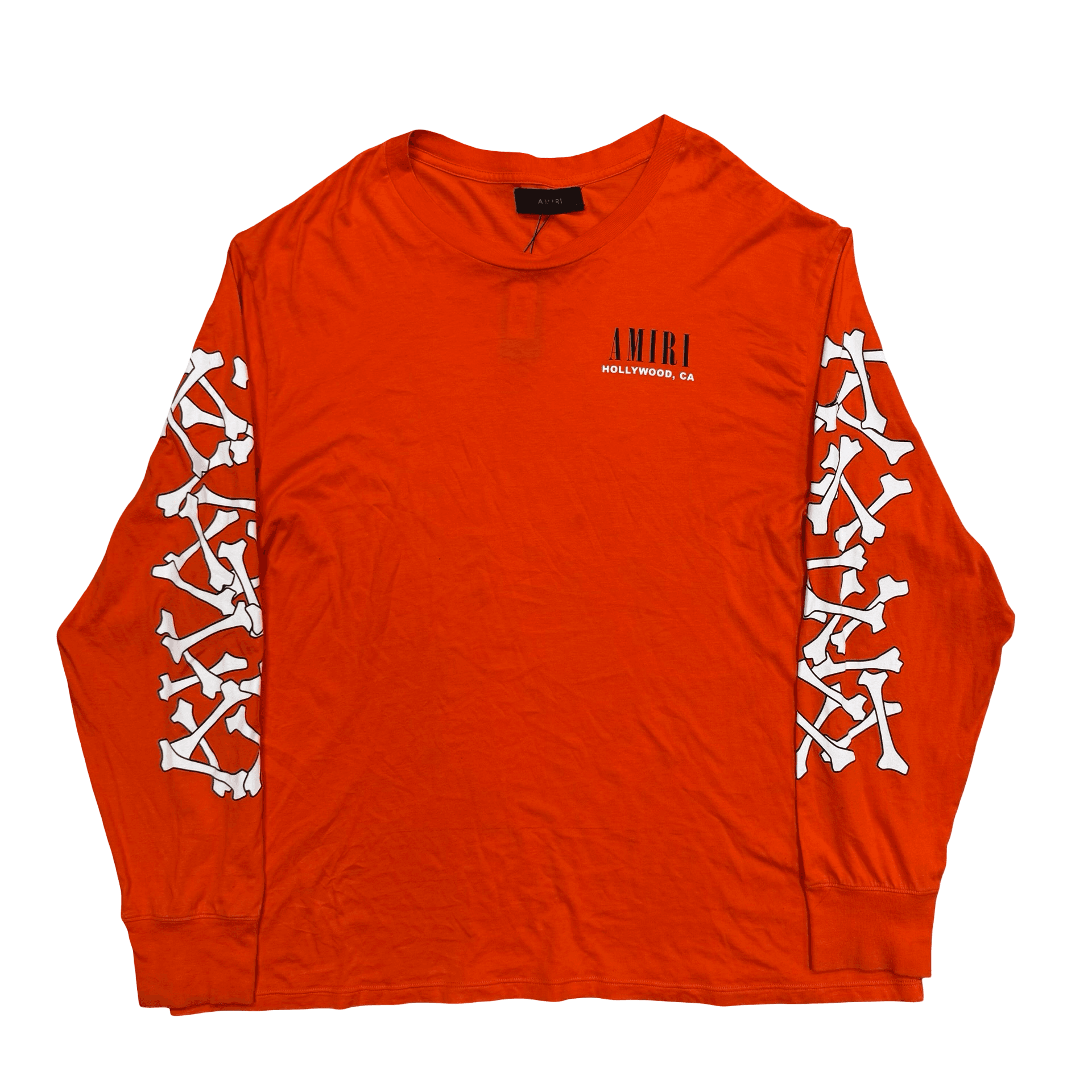 Amiri Bones L/S T-Shirt Orange