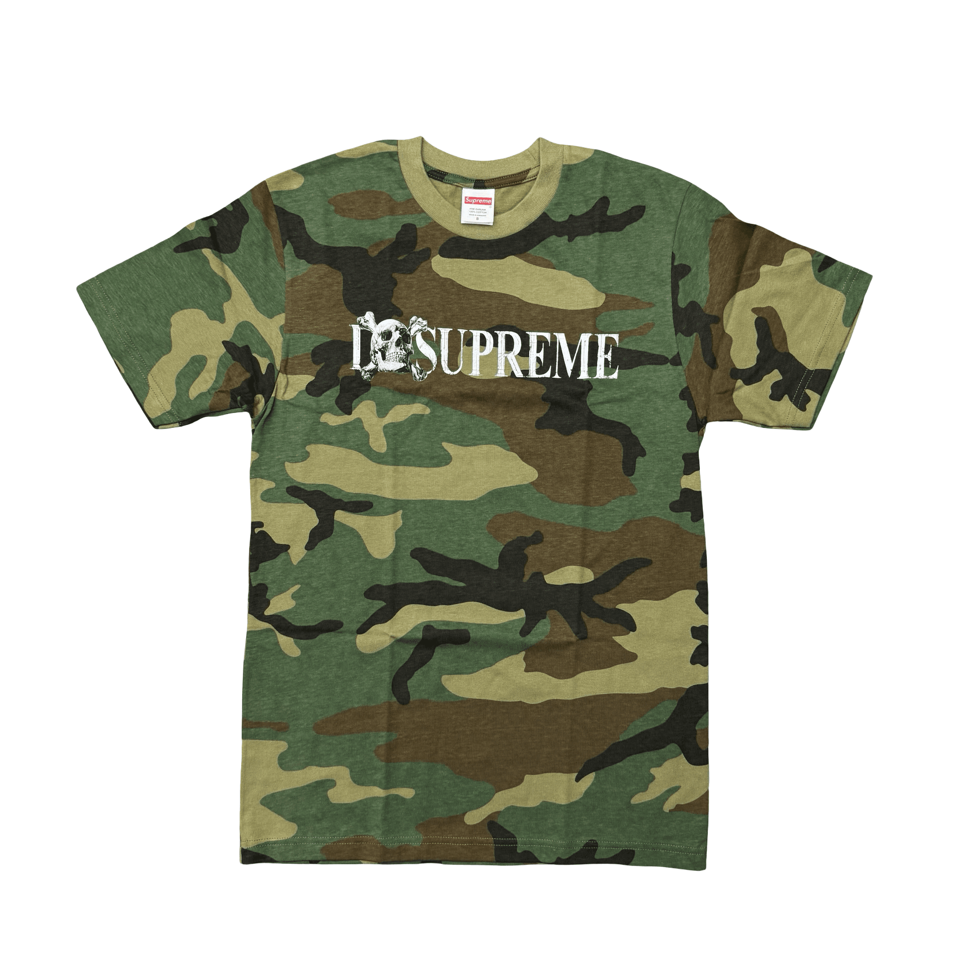 Supreme Skull Tee Woodland Camo — photo 1 of 2